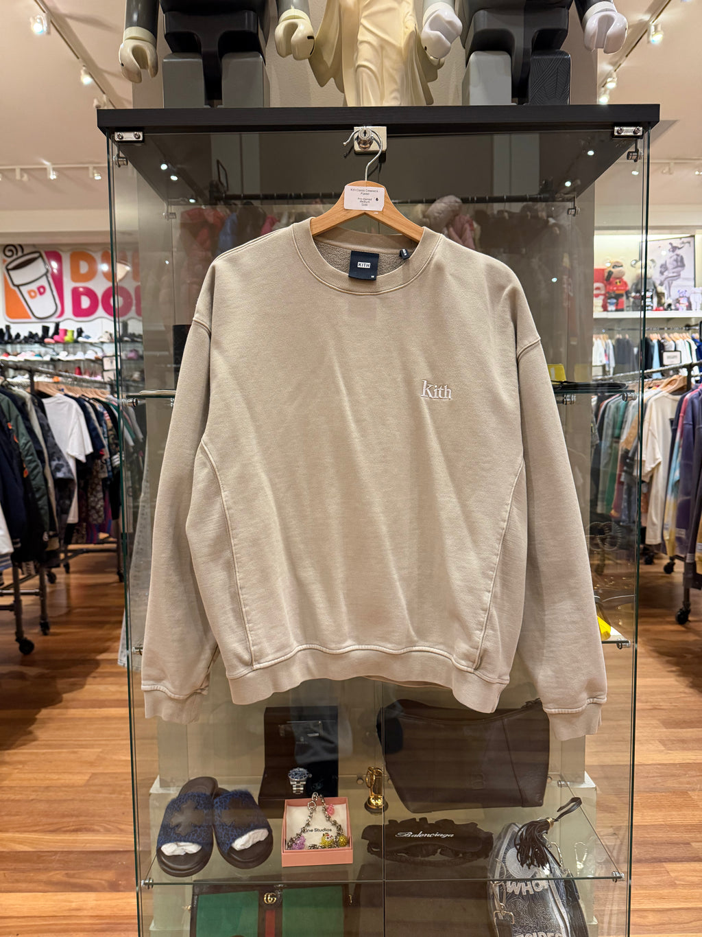 Kith Classic Crewneck -
Plaster