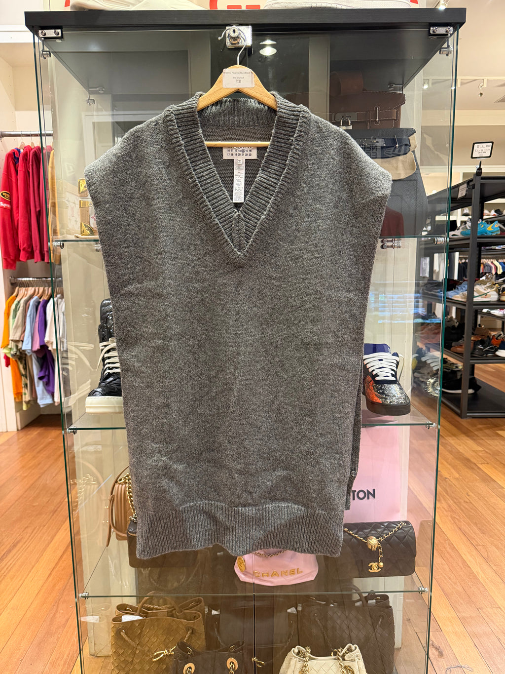 Maison Margiela Knitted Sweater Vest - Grey