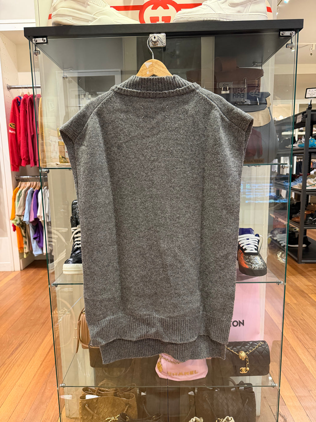 Maison Margiela Knitted Sweater Vest - Grey