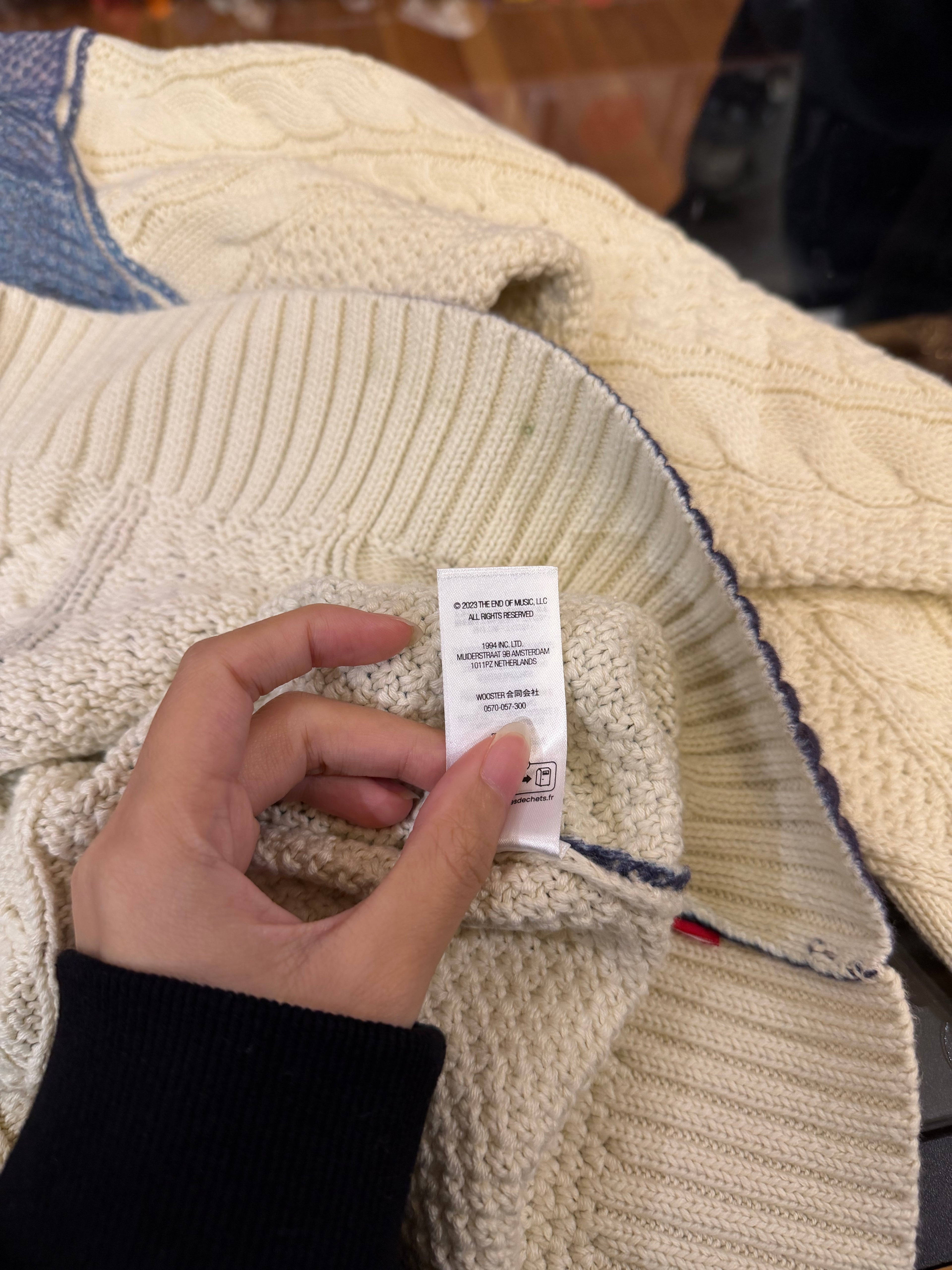 Supreme Kurt Cobain Knit Sweater