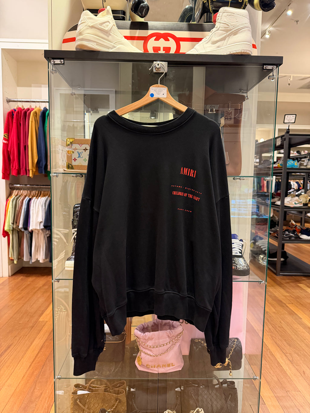 Amiri x Riccardi AW18 Runway
Paris Week 'Children of the
Night' Crewneck