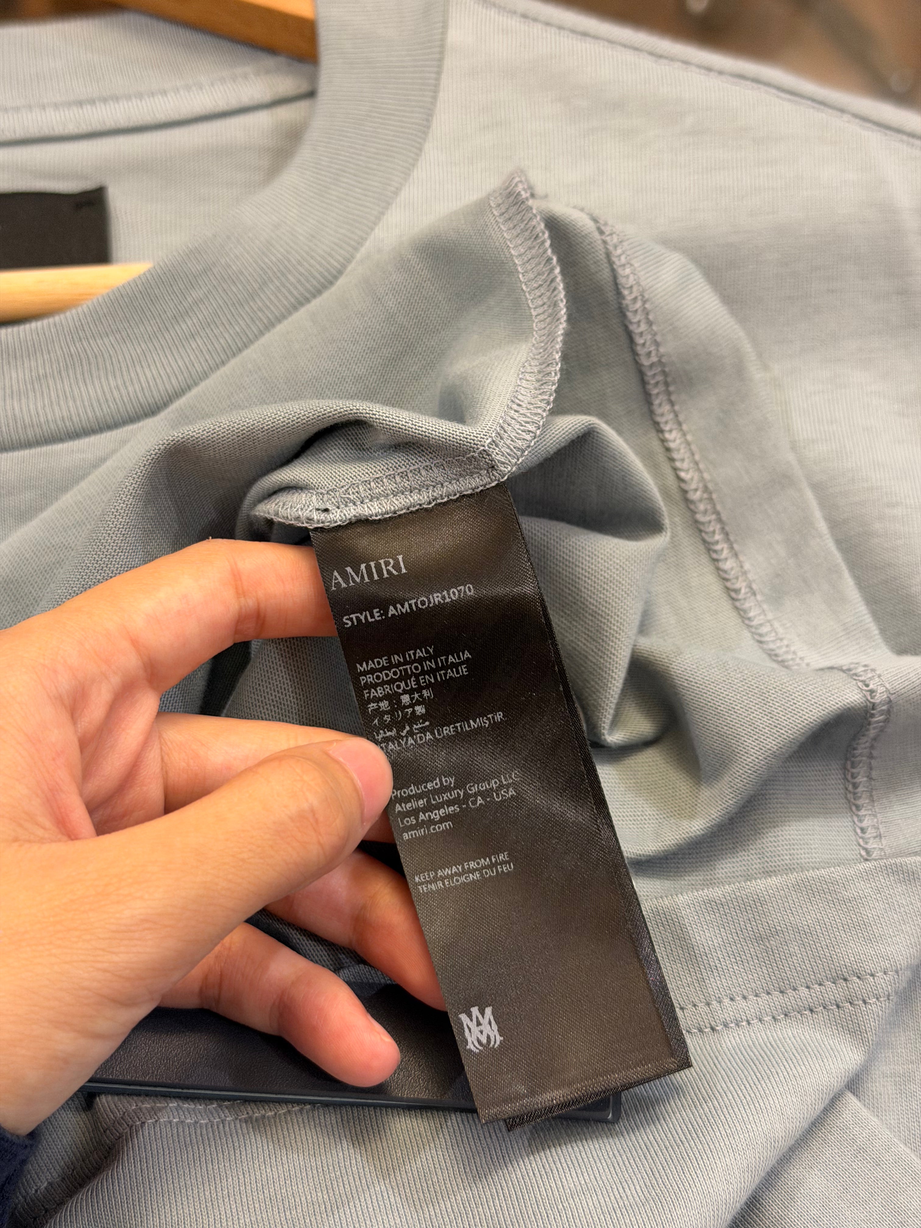 Amiri Embroidered Logo Tee
Blue