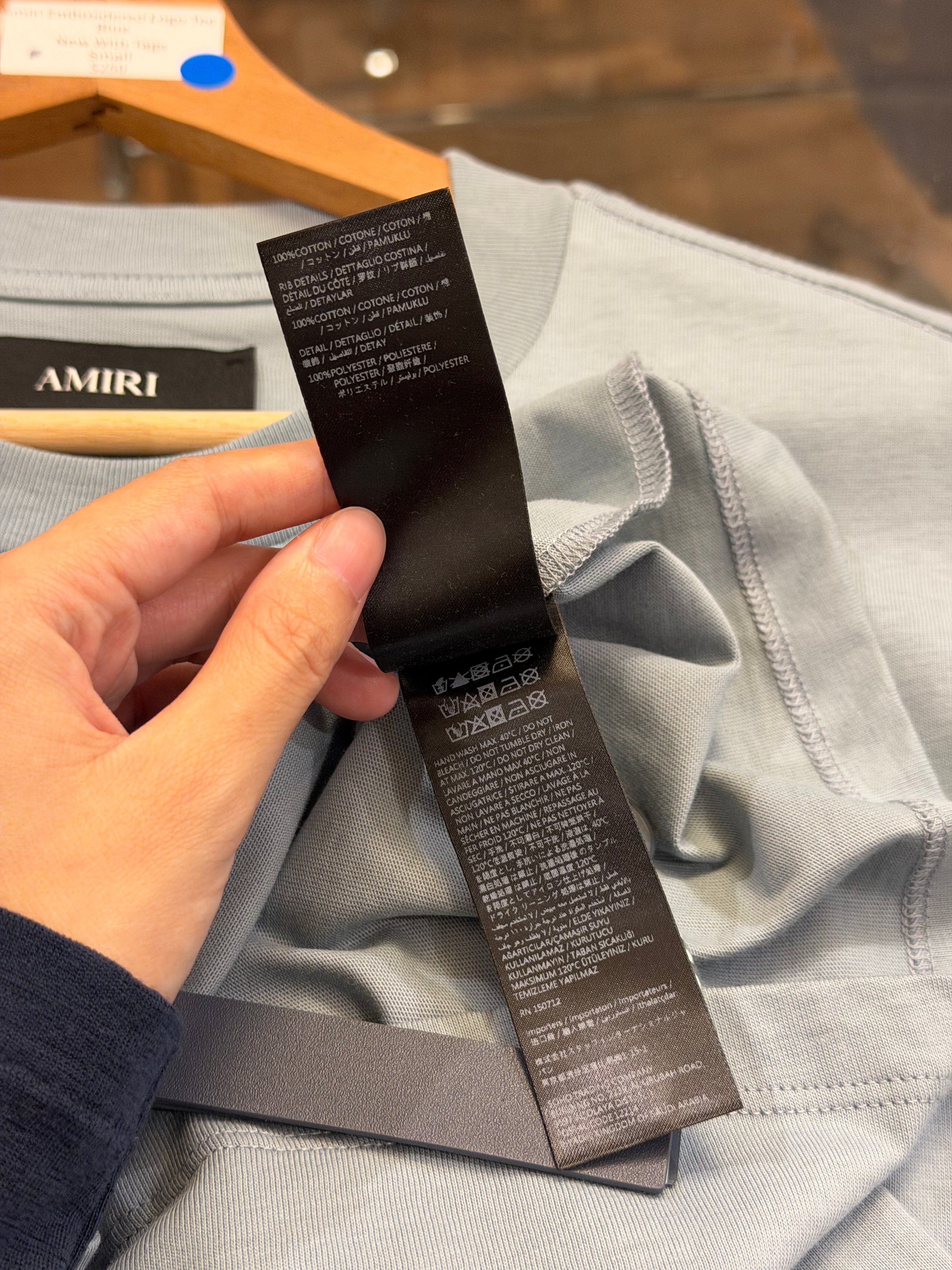 Amiri Embroidered Logo Tee
Blue