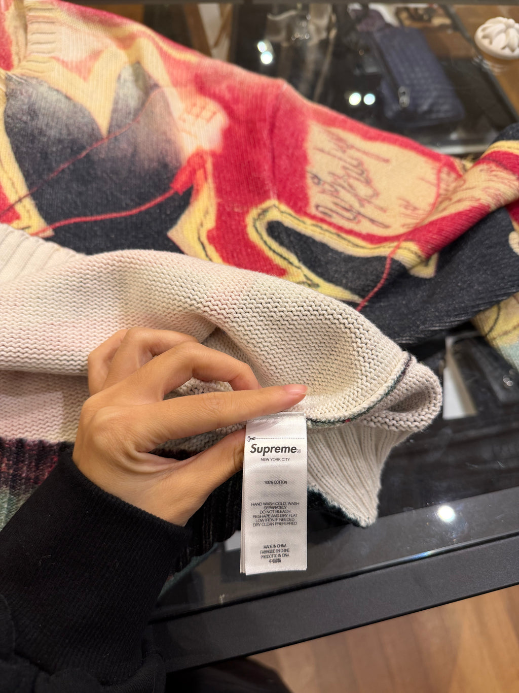Supreme SS24 ‘Yo Baby’ Knit Sweater