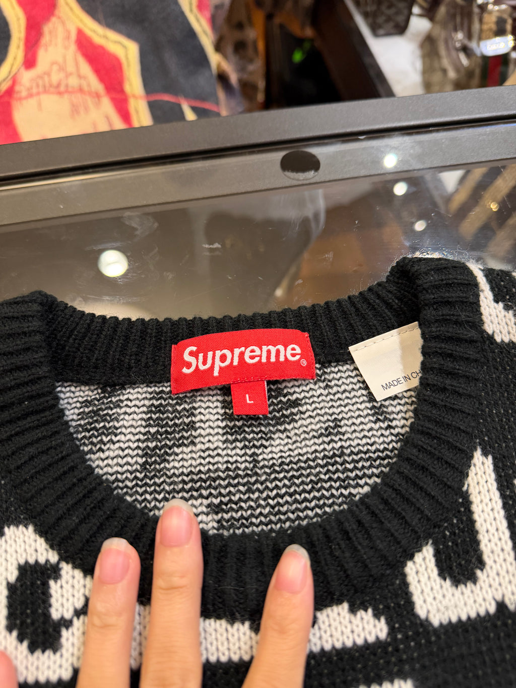 Supreme Fuck Off Knit Sweater