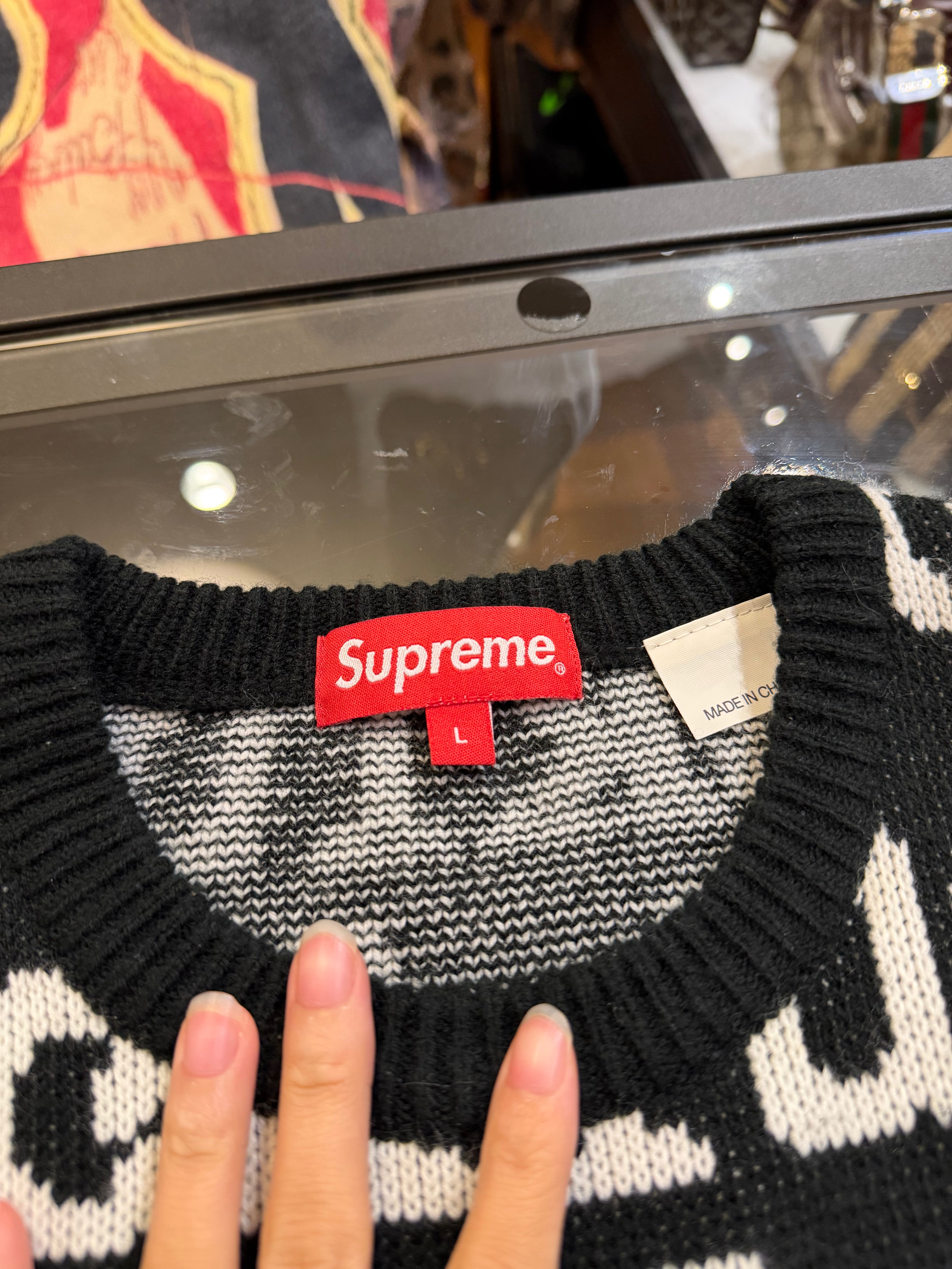 Supreme Fuck Off Knit Sweater