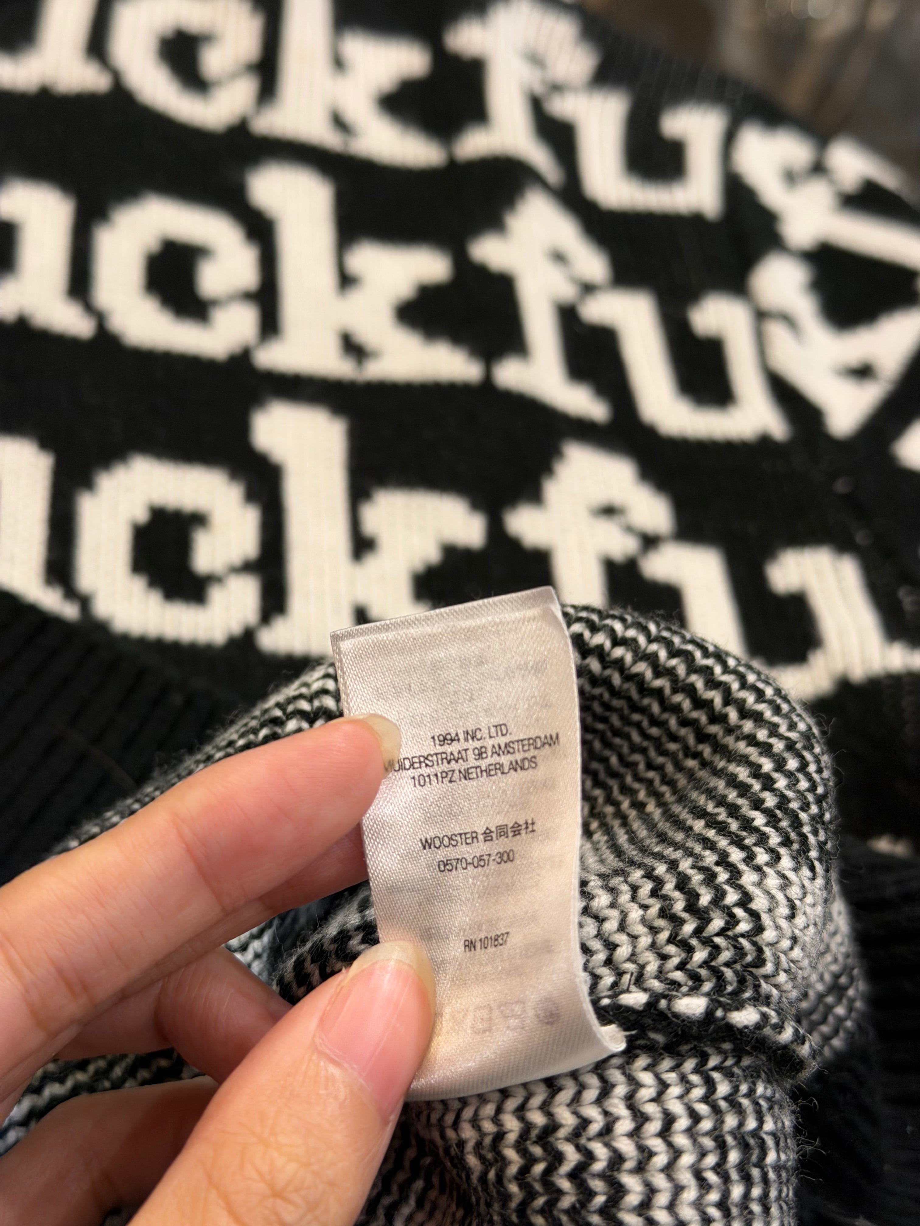 Supreme Fuck Off Knit Sweater