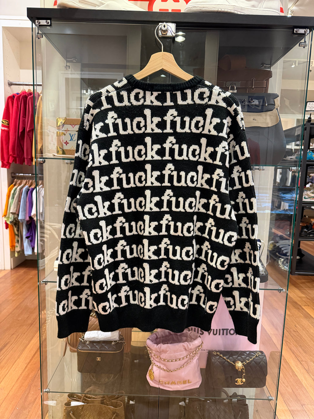 Supreme Fuck Off Knit Sweater