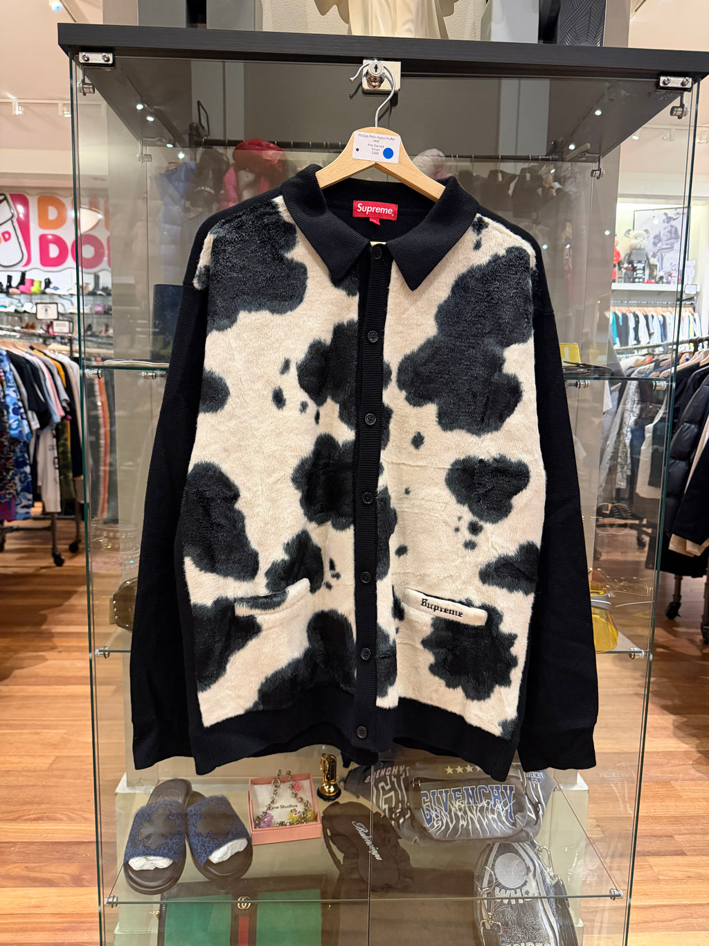 Supreme Cow Print Cardigan