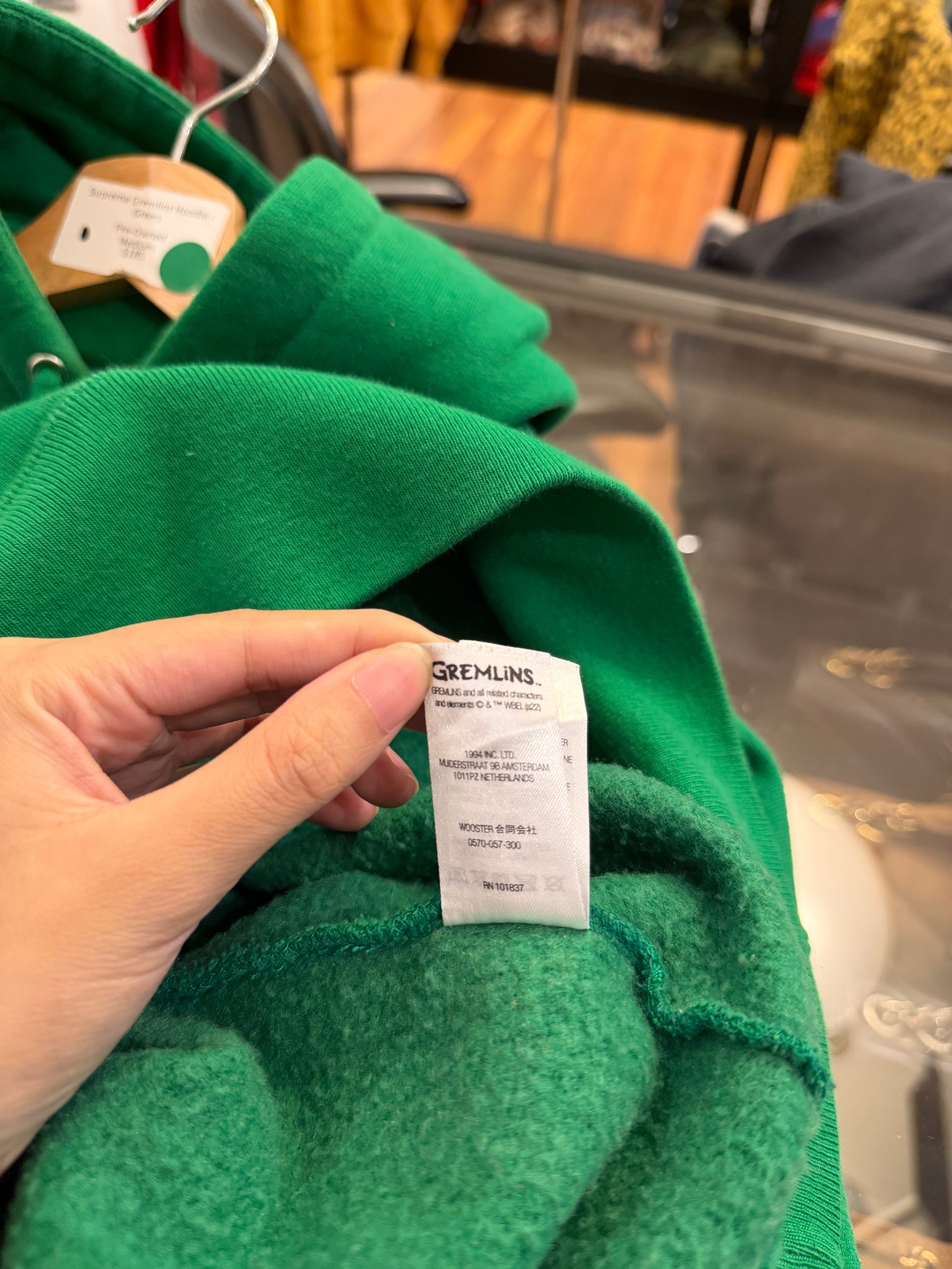 Supreme Gremlins Hoodie -
Green