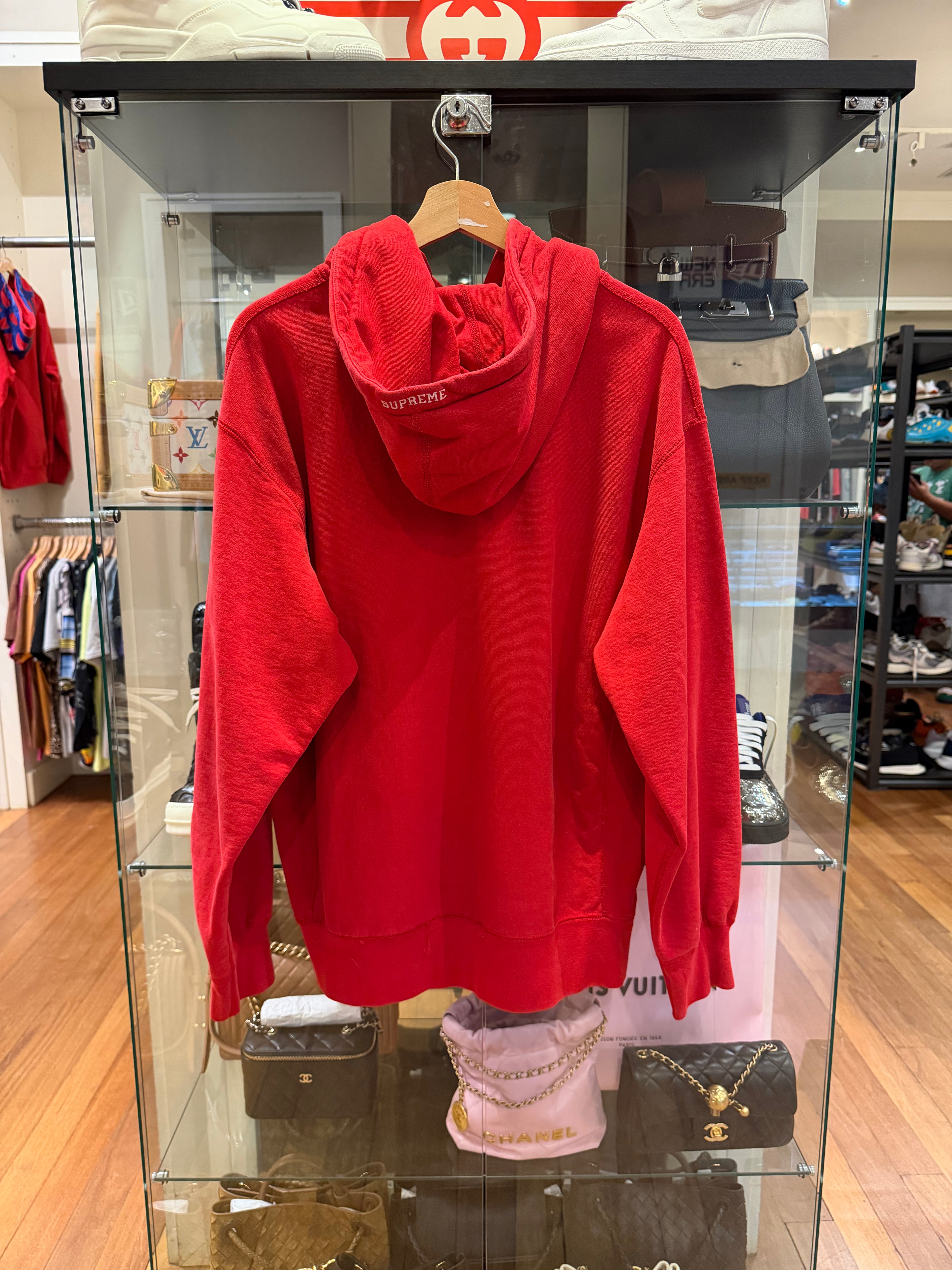 Supreme S Logo Hoodie - Red