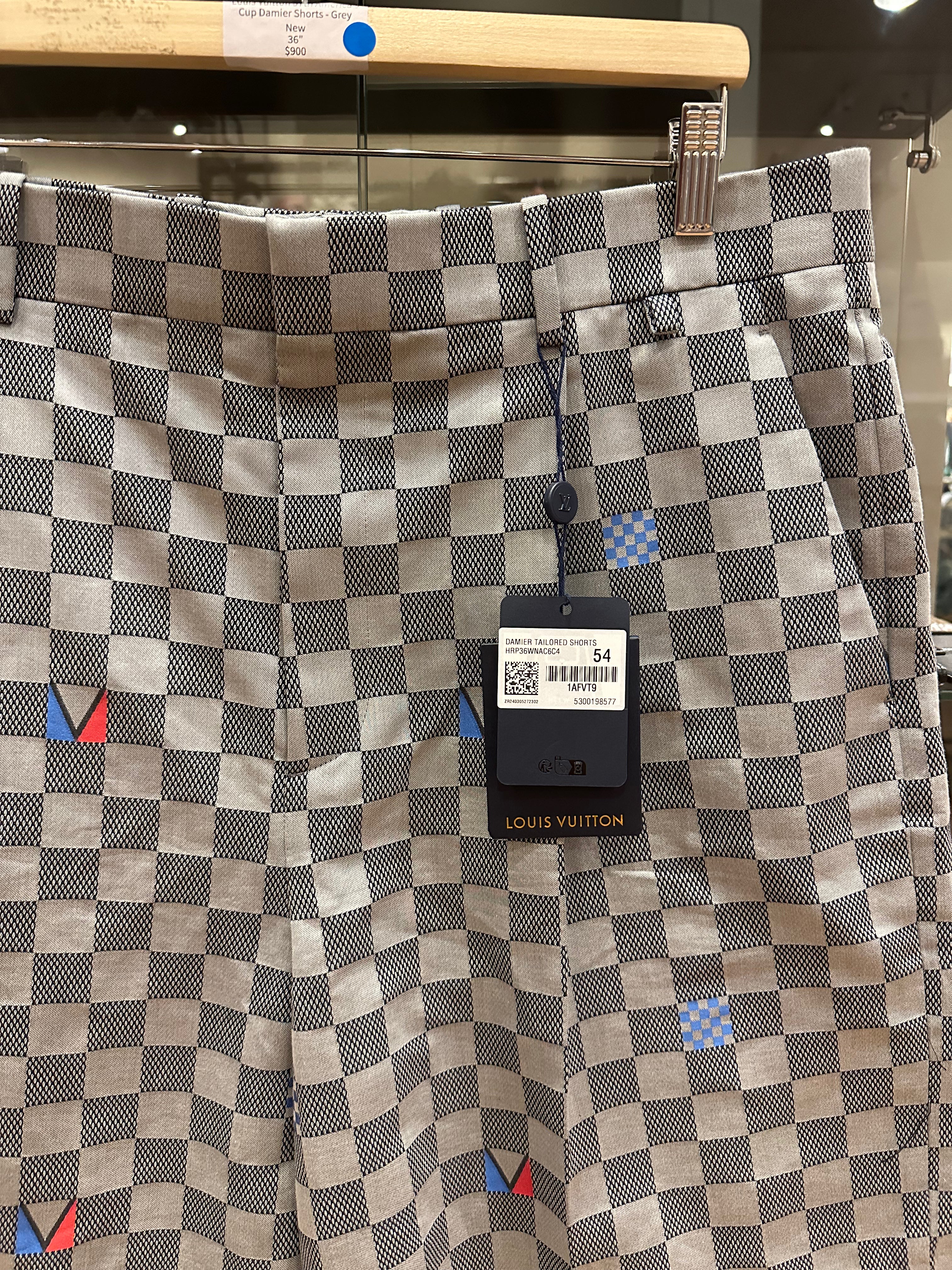 Louis Vuitton 37th Americas Cup Damier Shorts