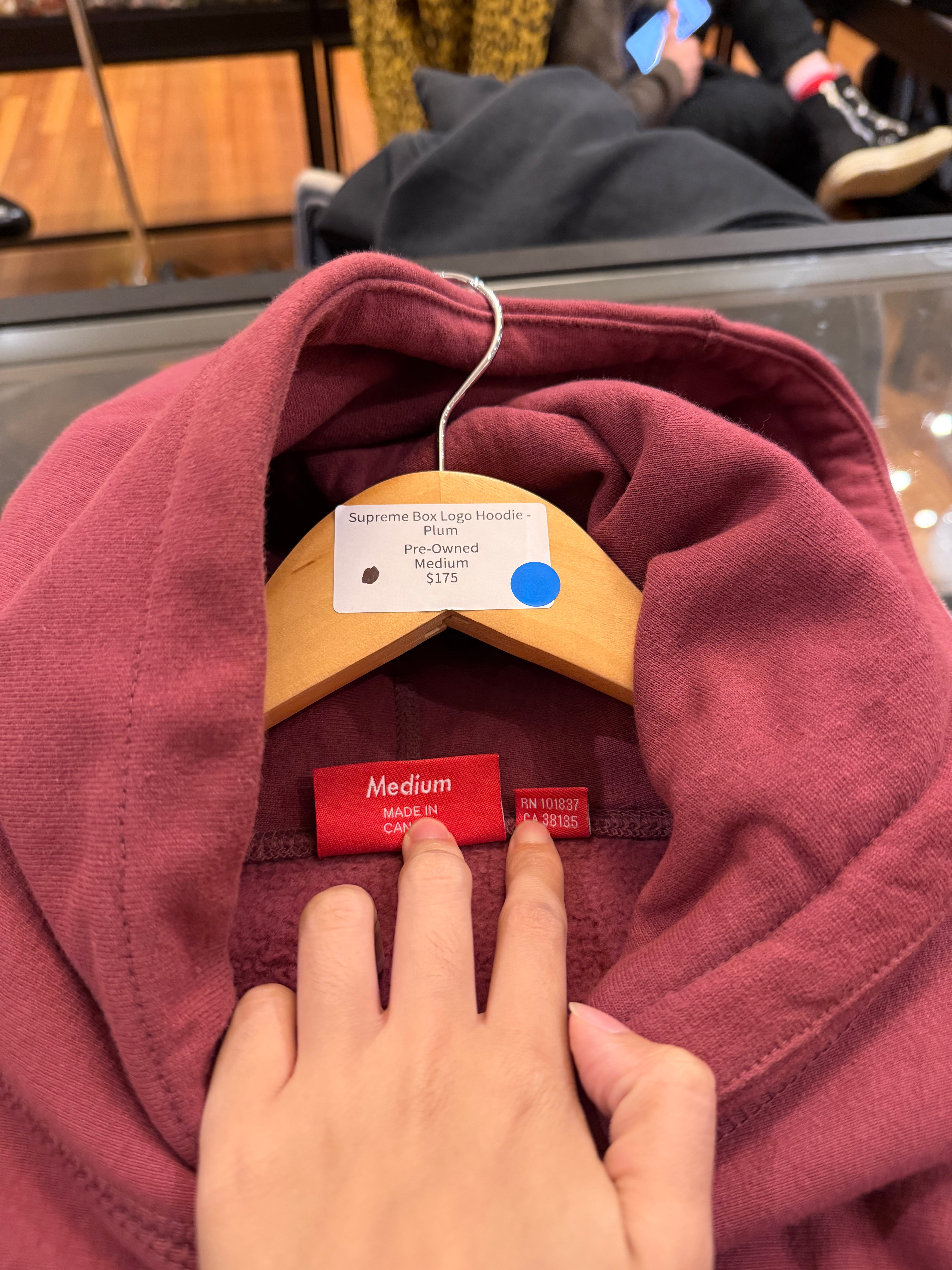 Supreme Box Logo Hoodie -
Plum