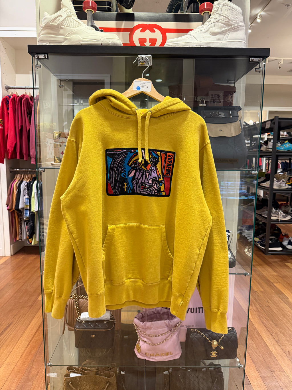 Supreme Chainstitch Hoodie -
Yellow