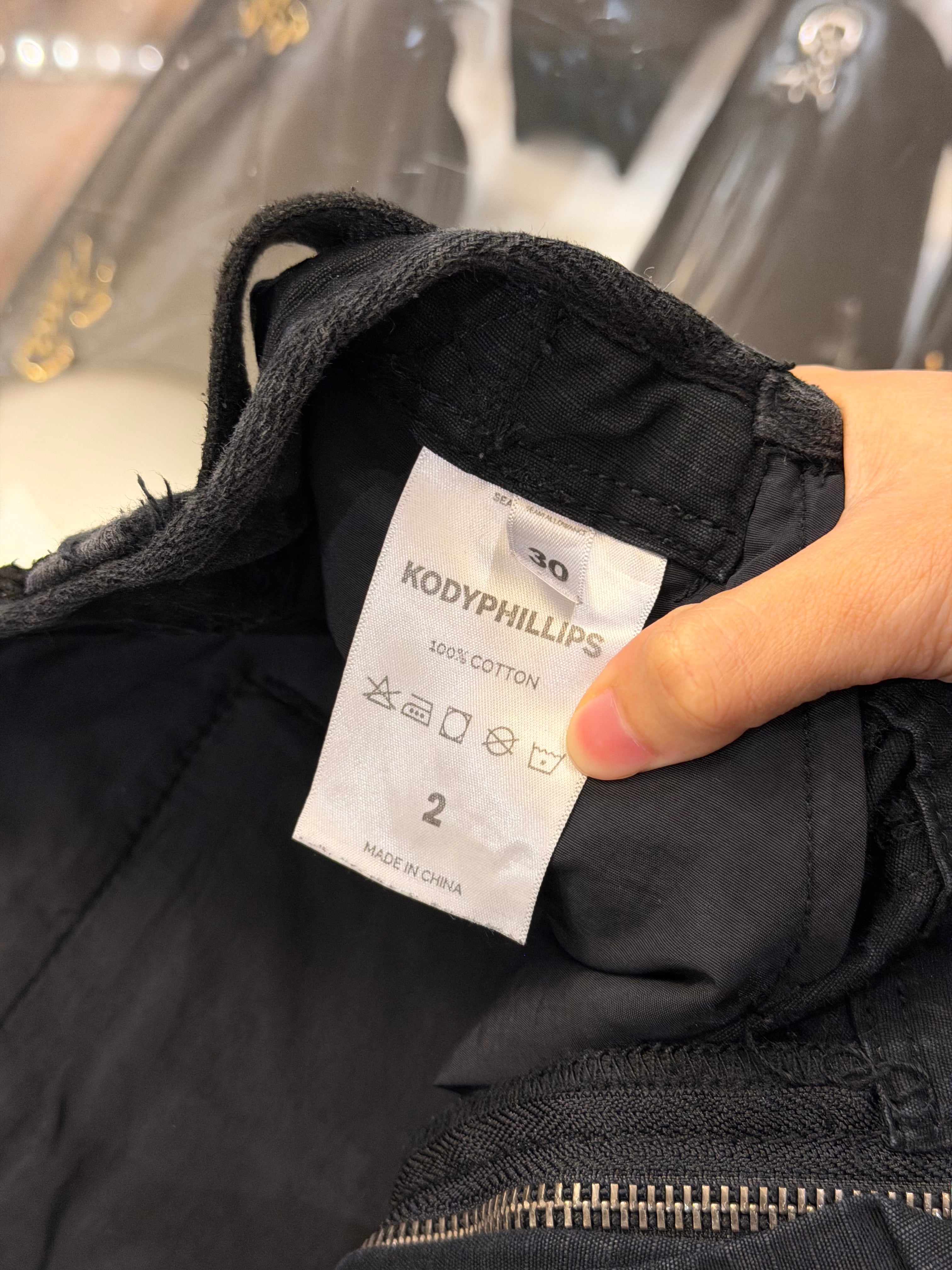 KodyPhillips Zipper Pants -
Black