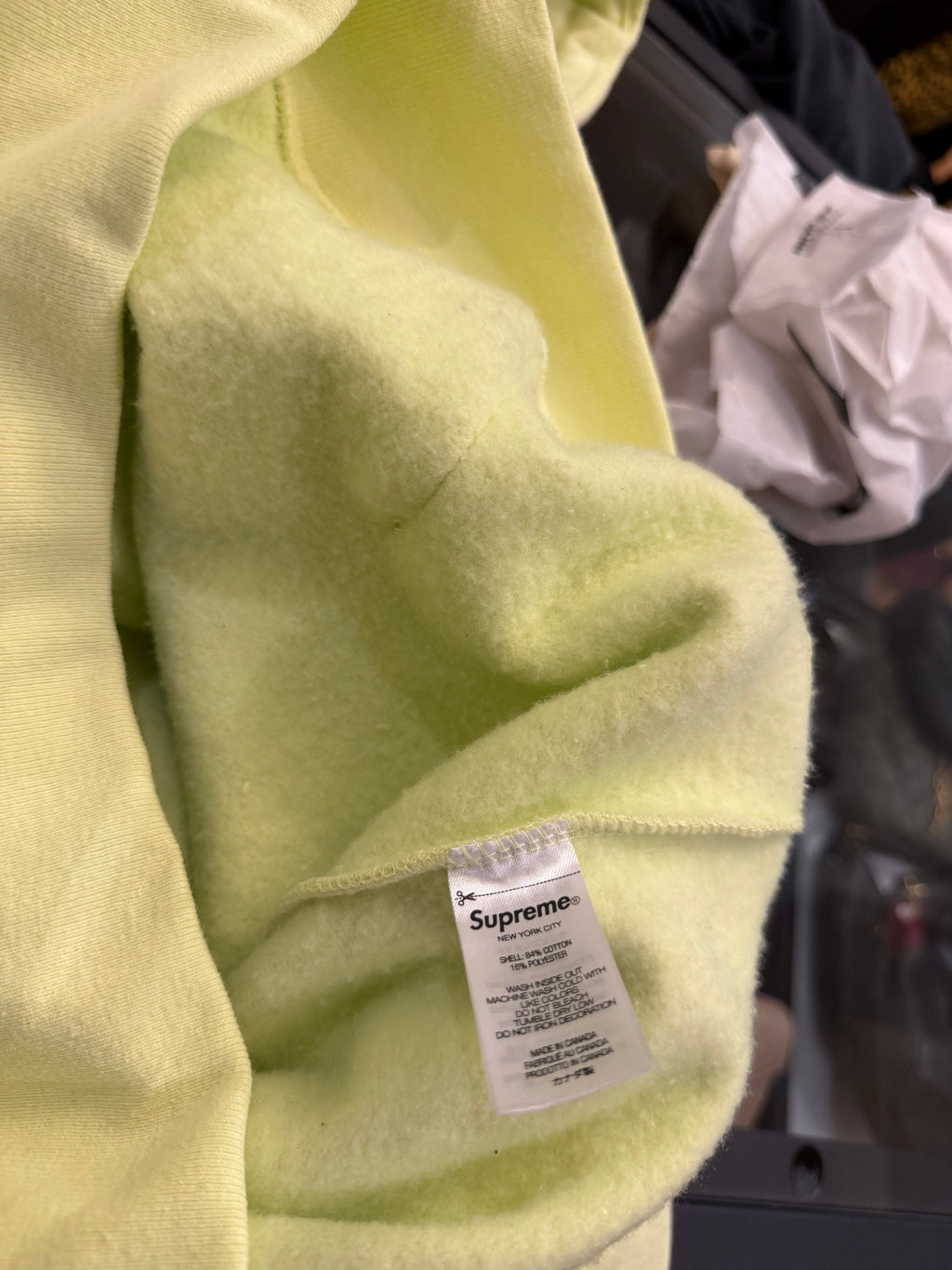 supreme hoodie green