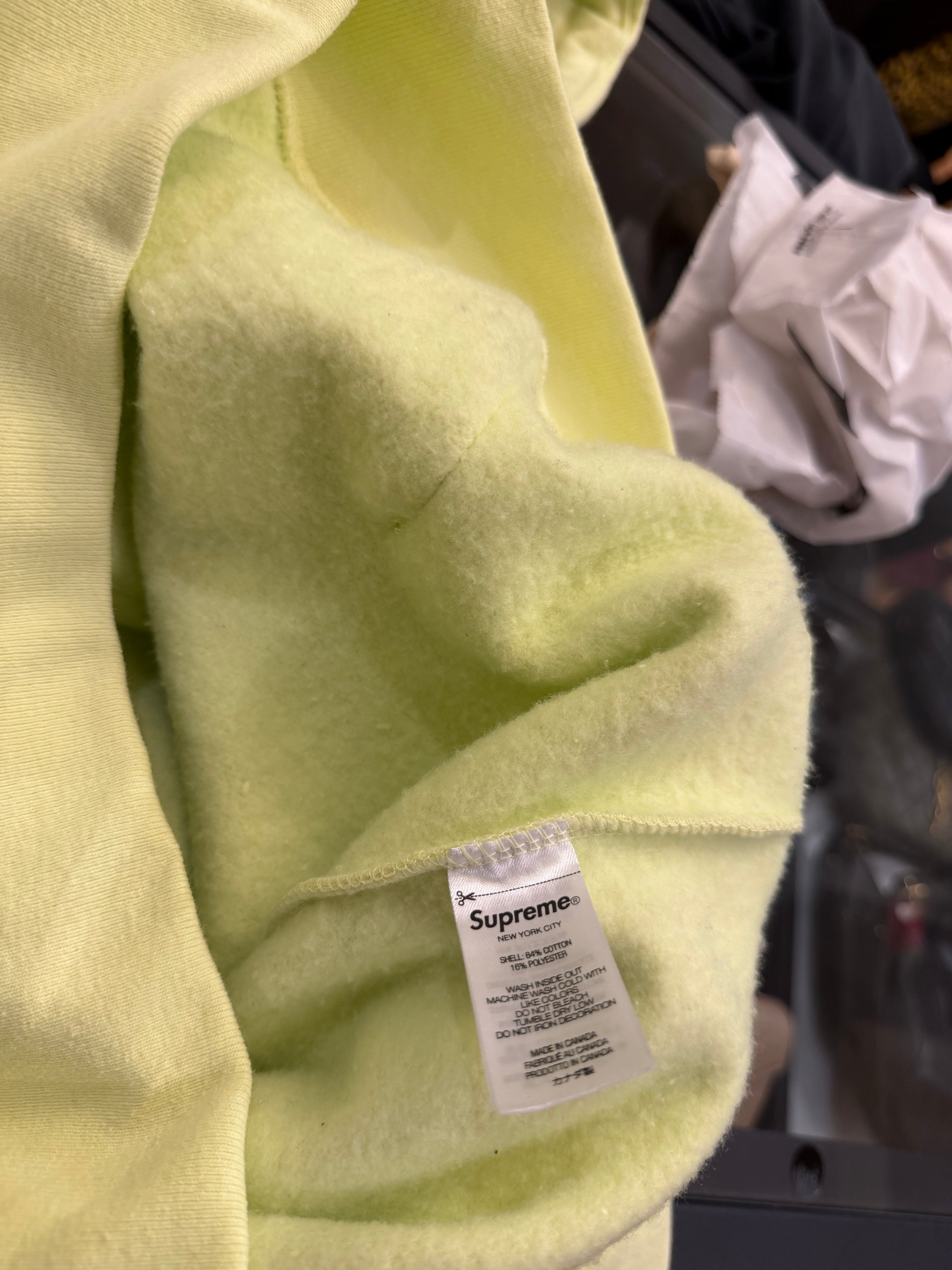 supreme hoodie green