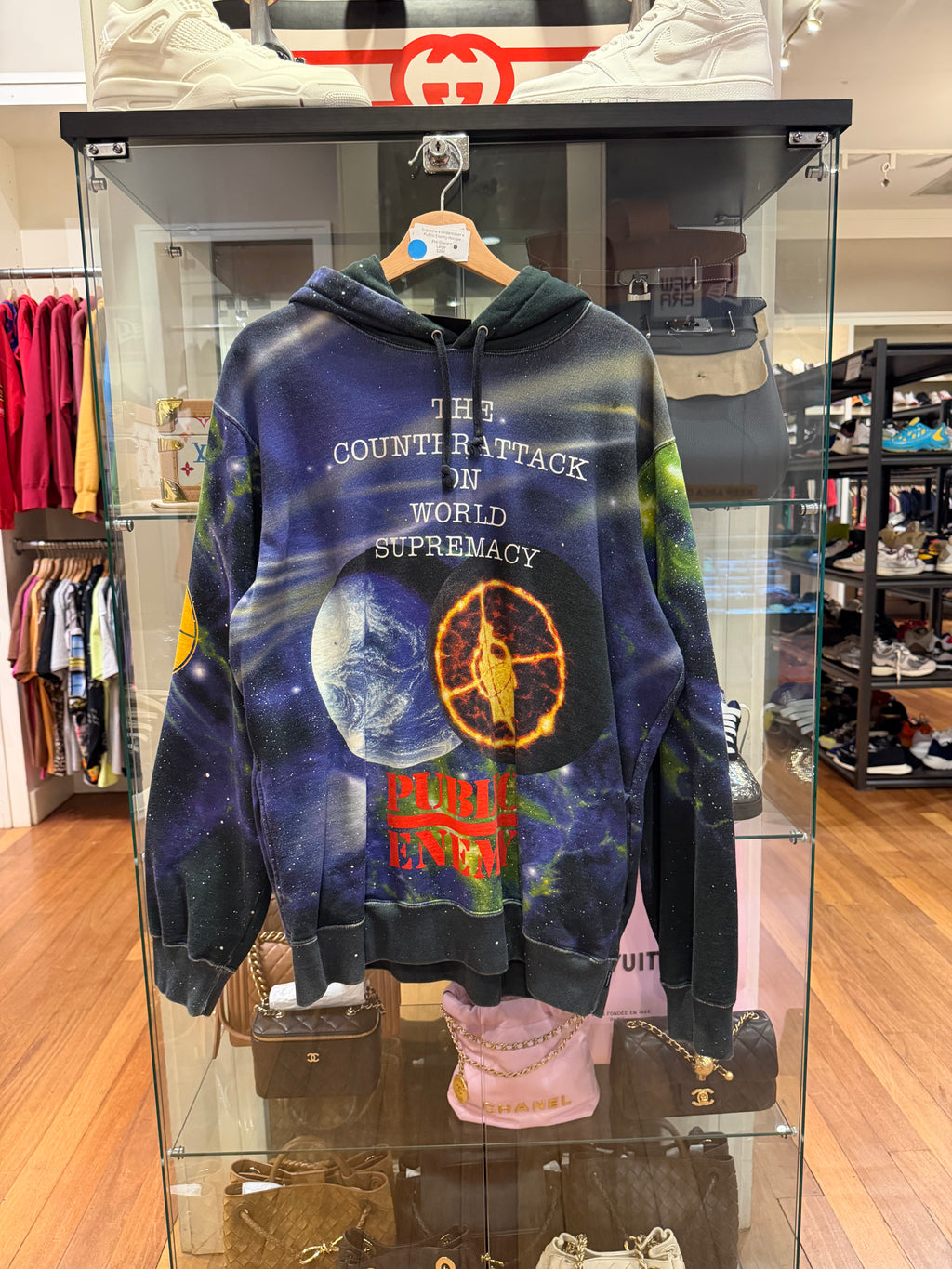 Supreme x Undercover x
Public Enemy Hoodie