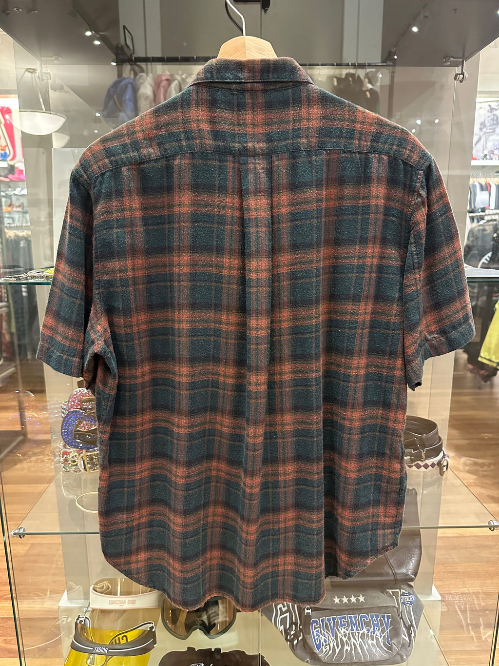 Chrome Hearts Short Sleeve Zip Up Flannel