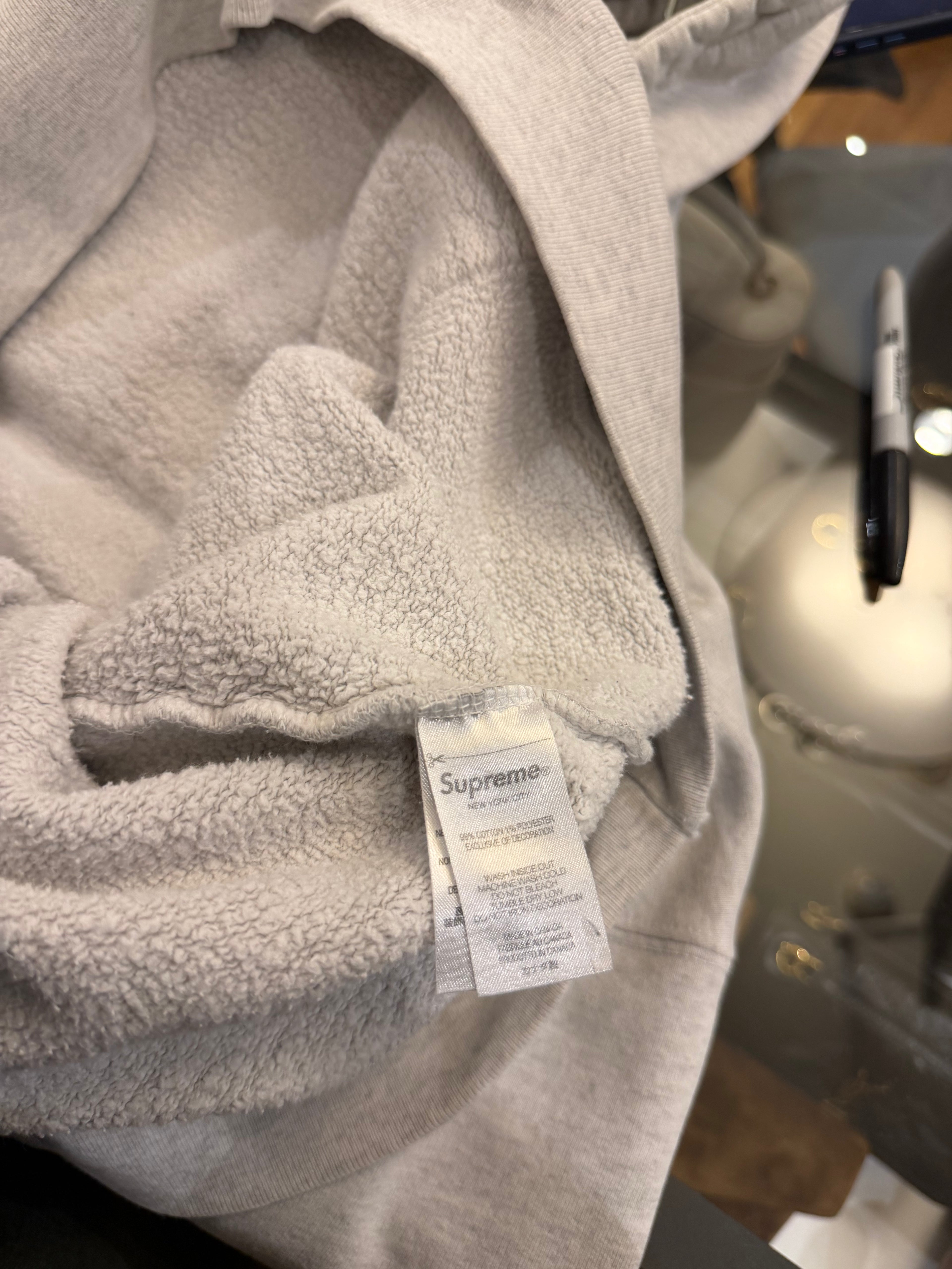 Supreme Tail Hooded Sweatshirt - Ash Grey