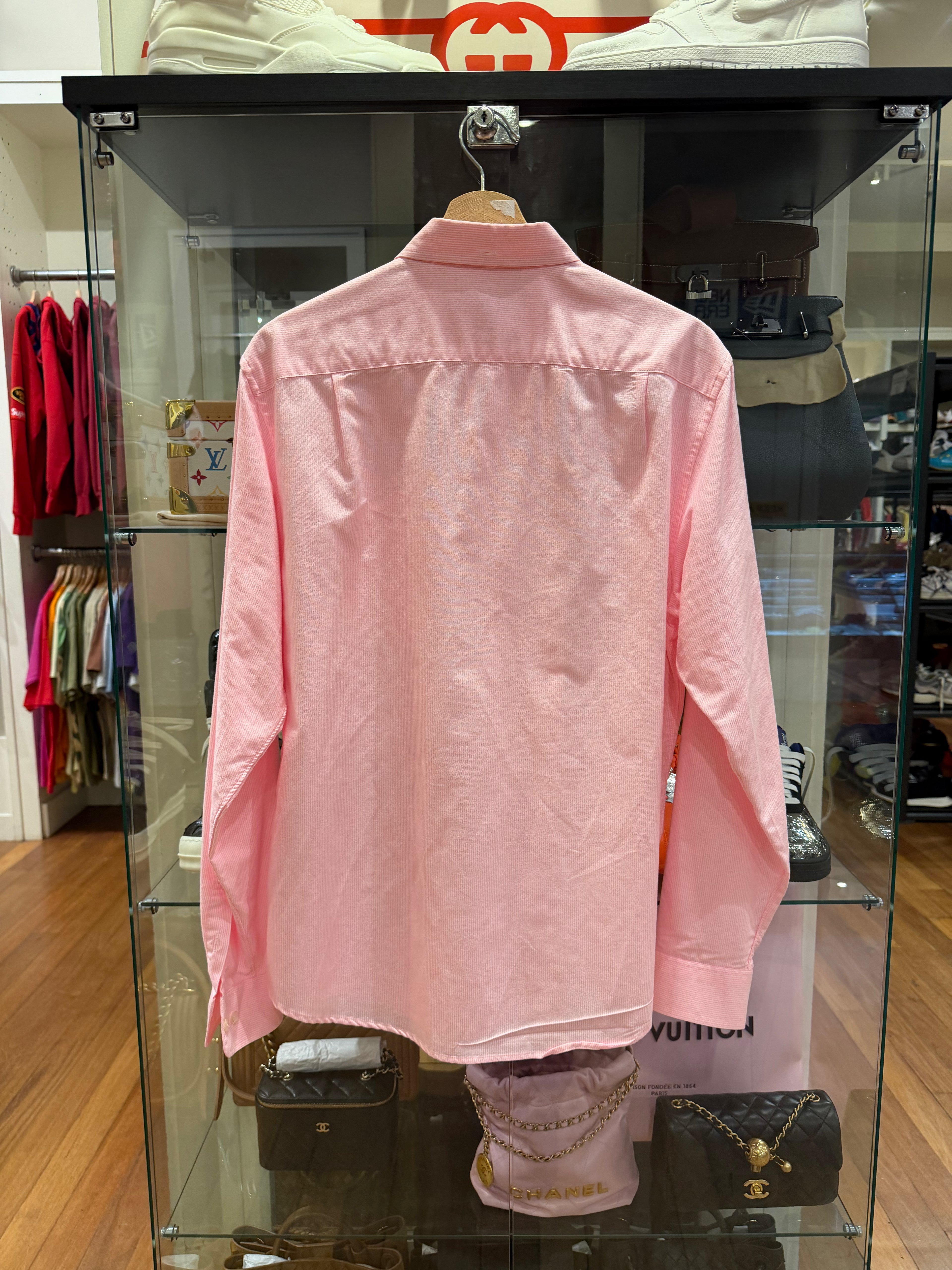 Supreme Stripe Oxford Shirt -
Pink