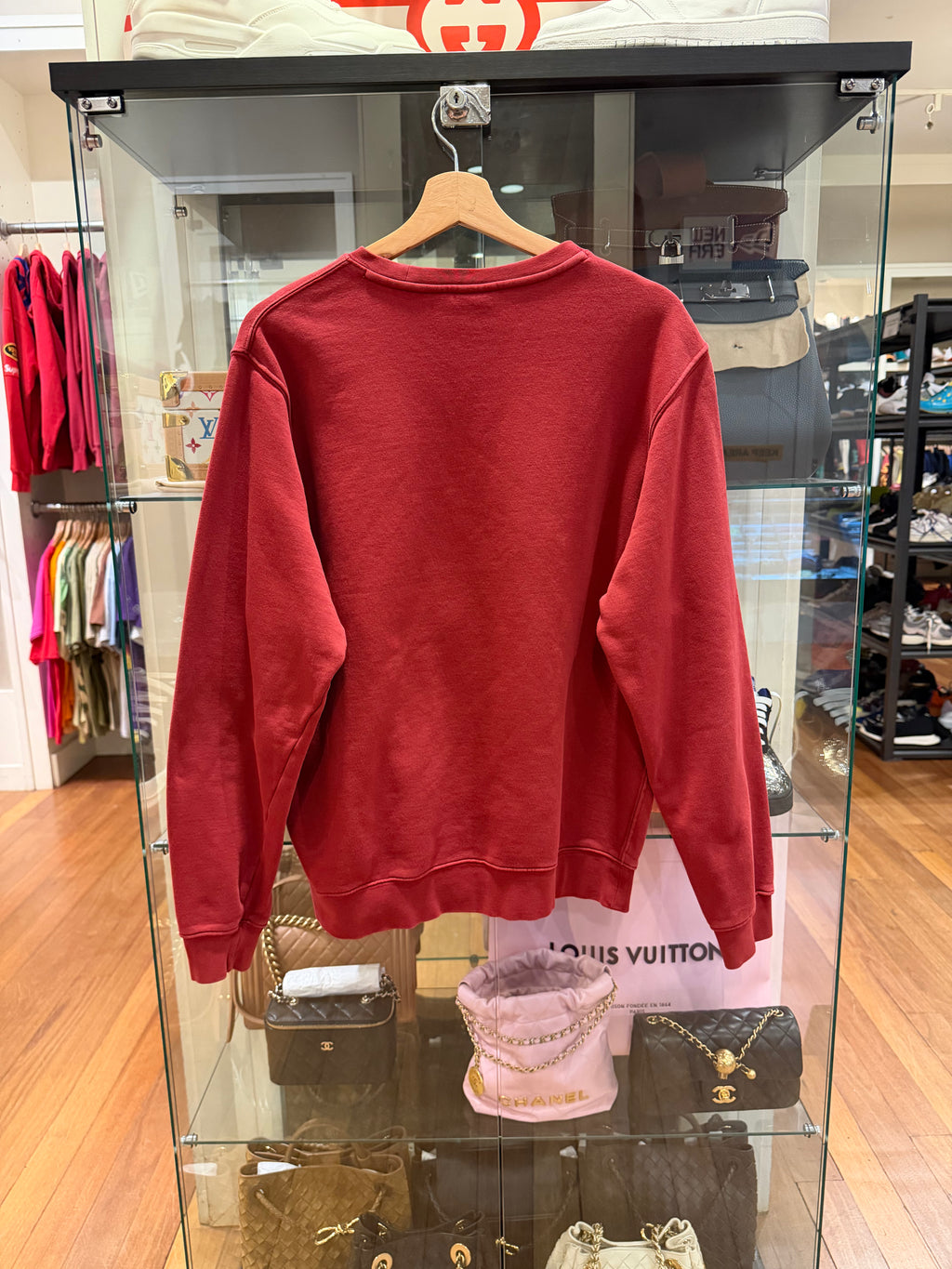 Supreme Nike Crewneck-
Burgundy