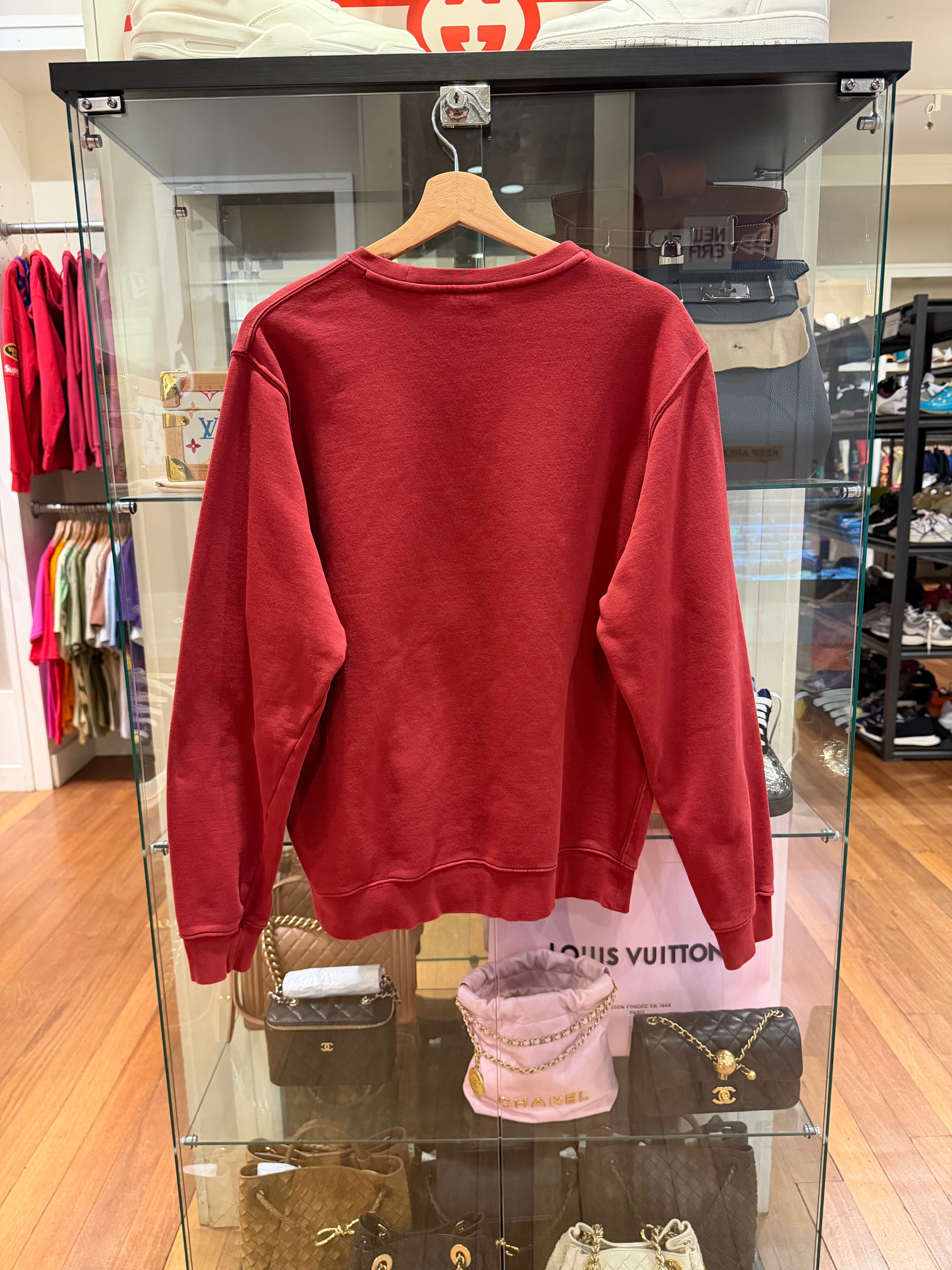 Supreme Nike Crewneck-
Burgundy