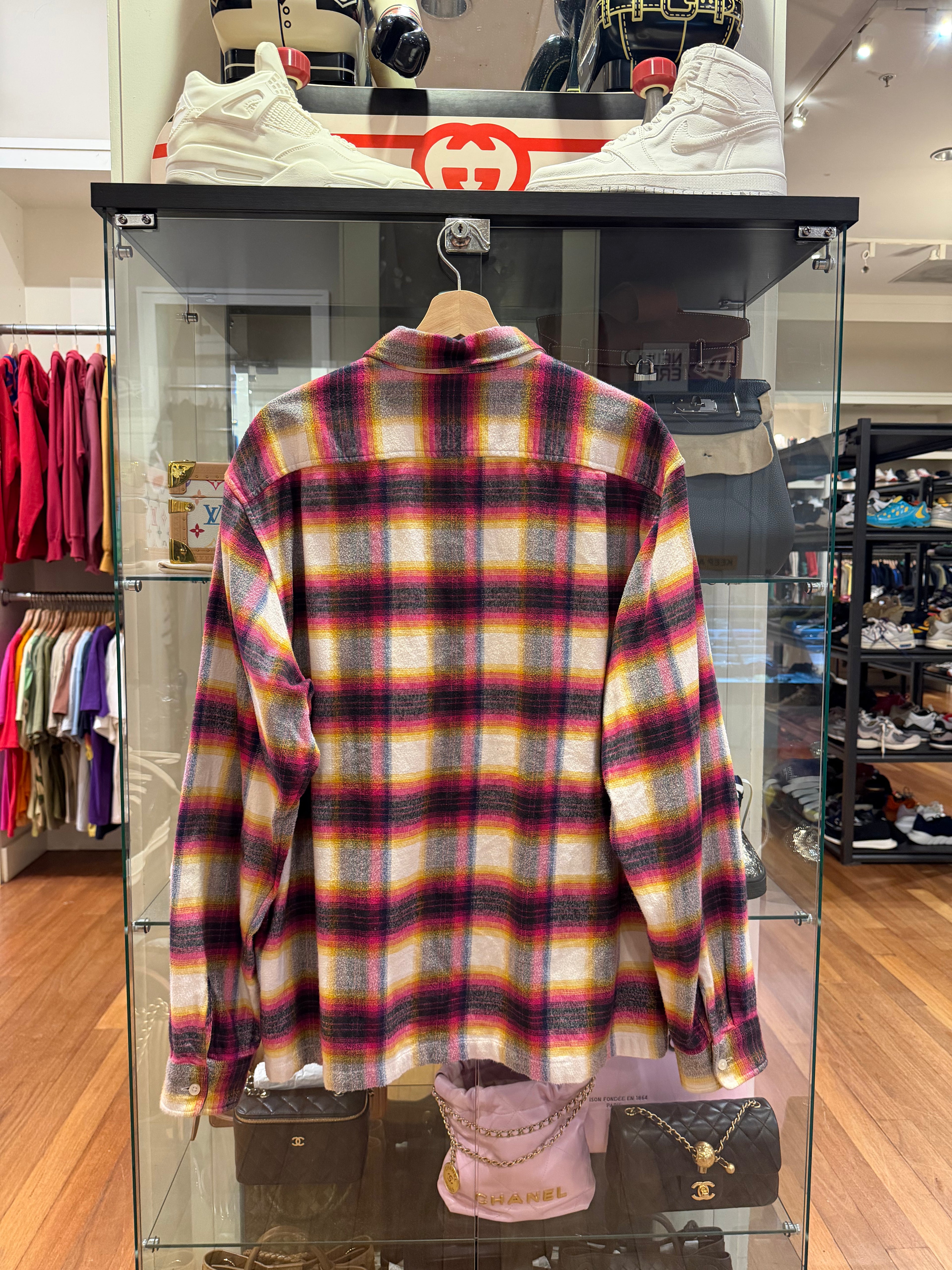 Supreme Shadow Plaid
Flannel Zip Up