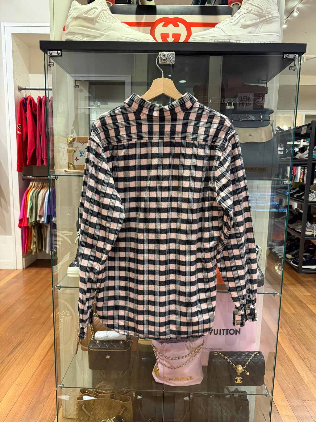 Supreme Plaid ButtonDown
Shirt - Pink/Black