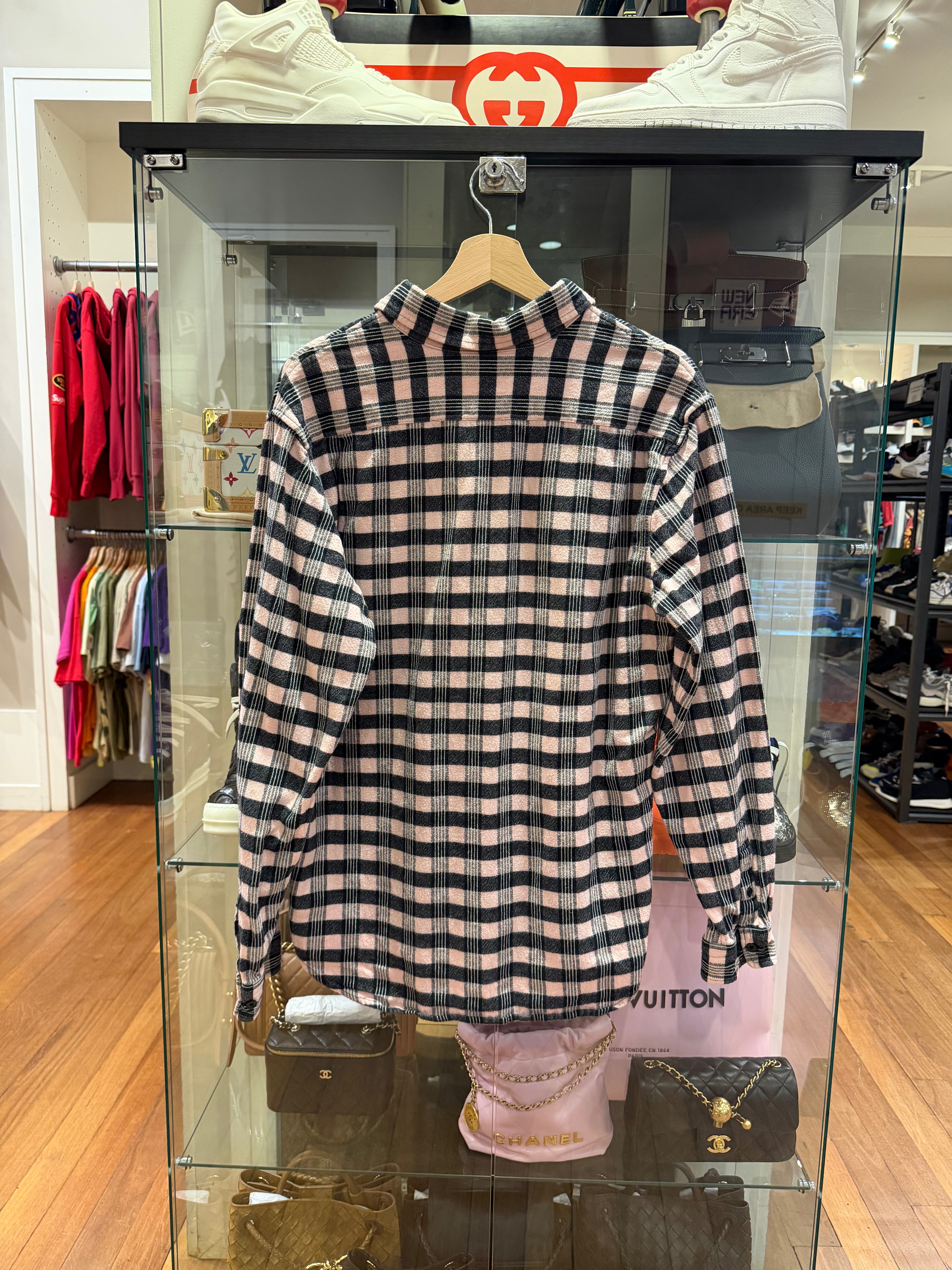 Supreme Plaid ButtonDown
Shirt - Pink/Black