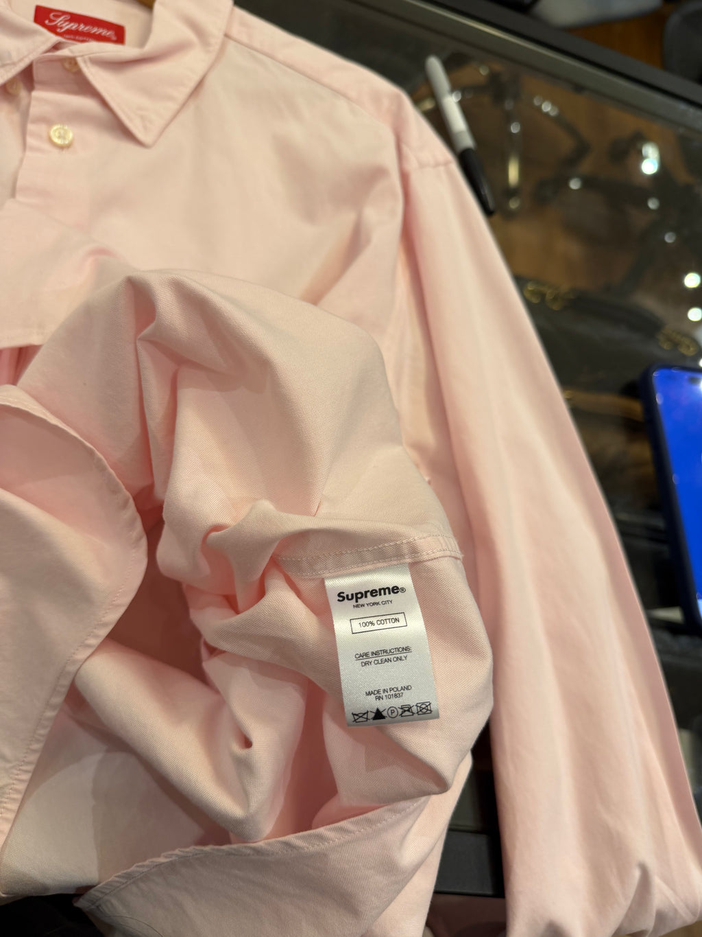 Supreme x Jamie Reid SS21
'Fuck All' Button Down Shirt