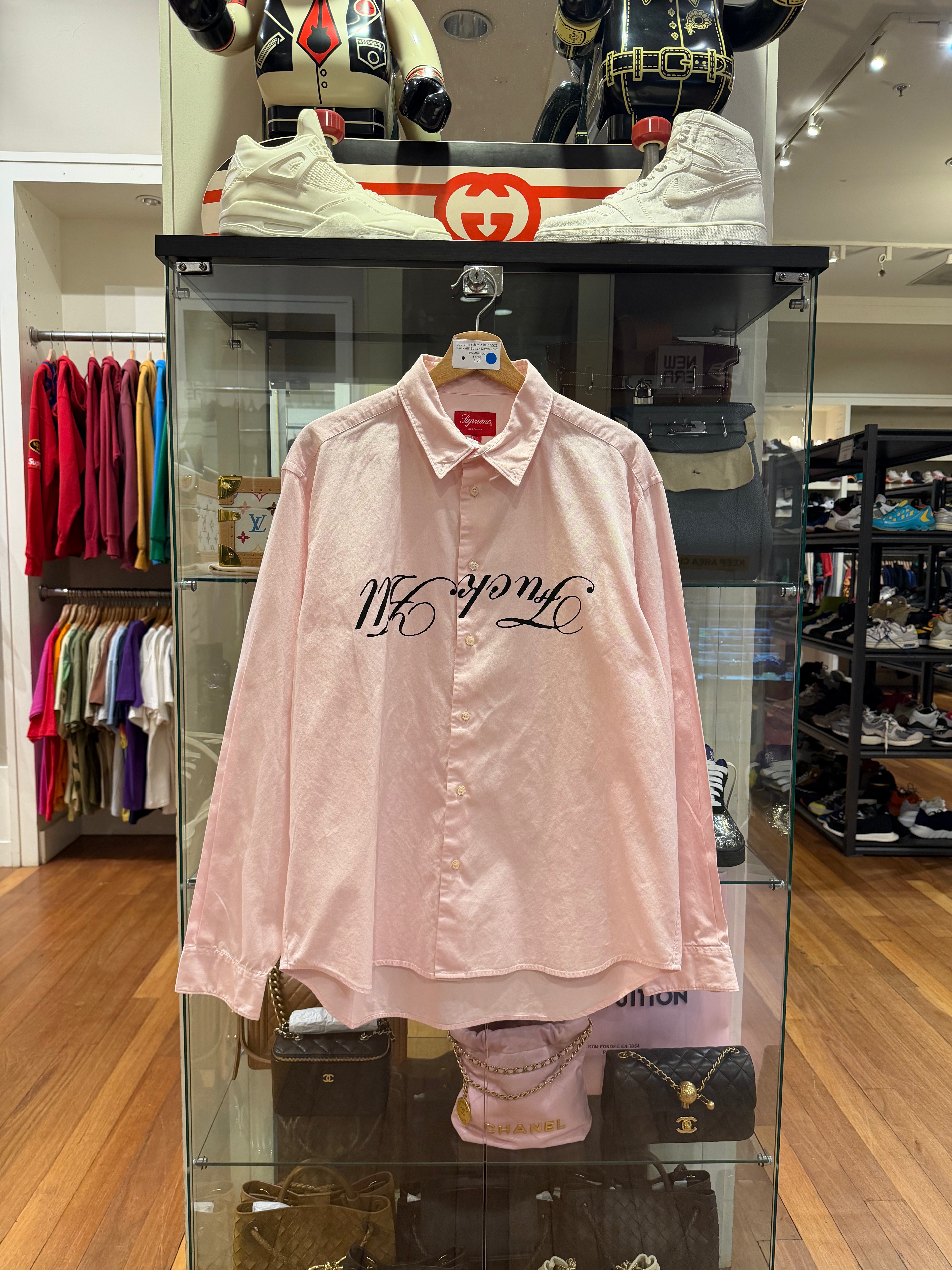 Supreme x Jamie Reid SS21
'Fuck All' Button Down Shirt