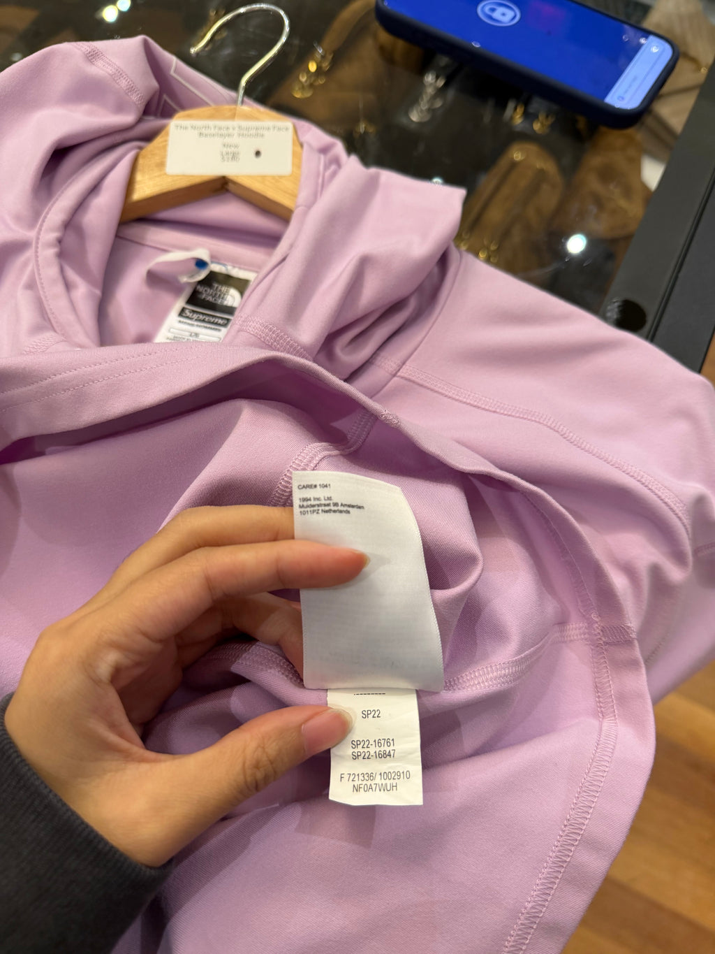 The North Face x Supreme Face
Baselayer Hoodie