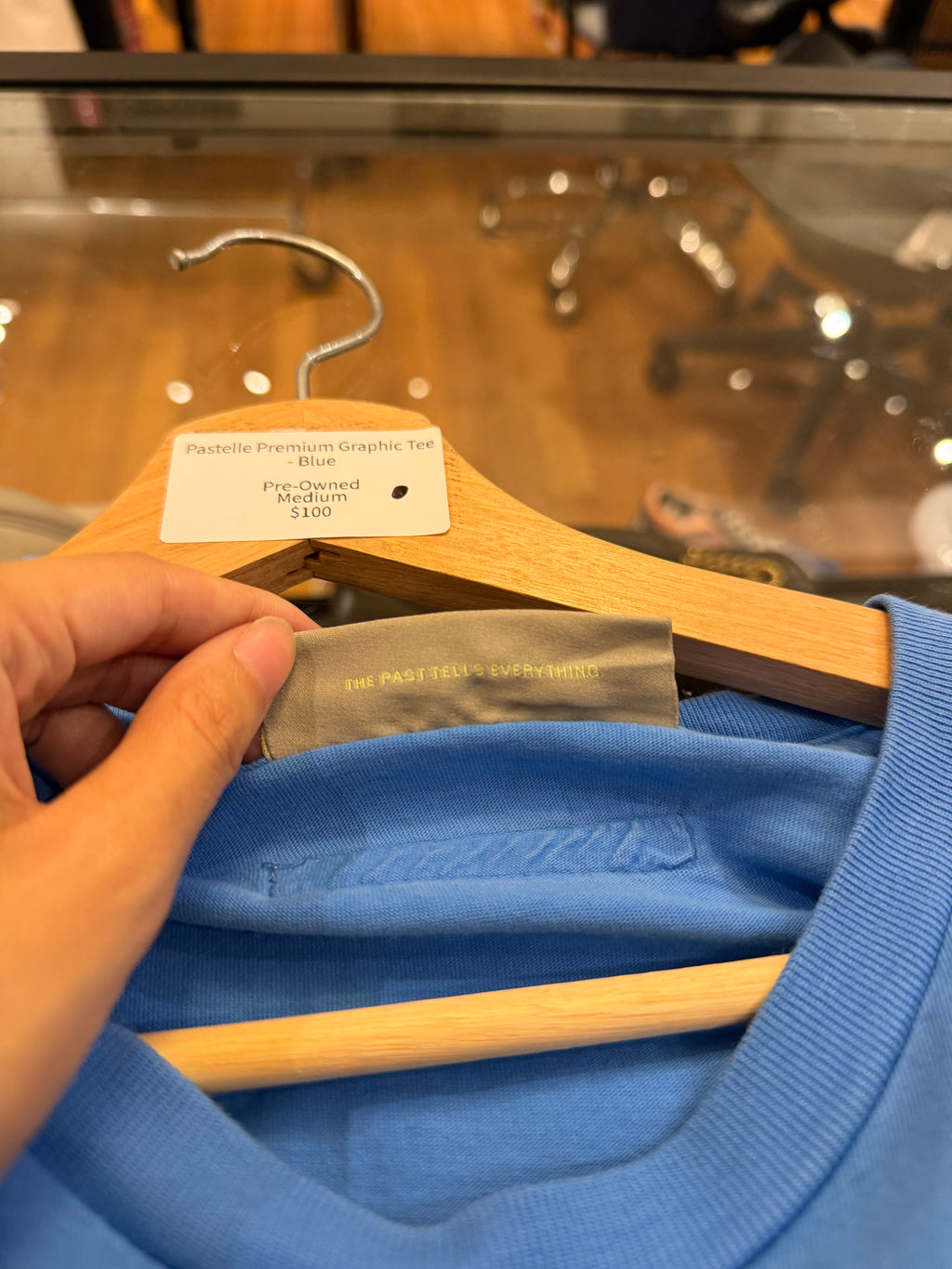 Pastelle Premium Graphic Tee
- Blue