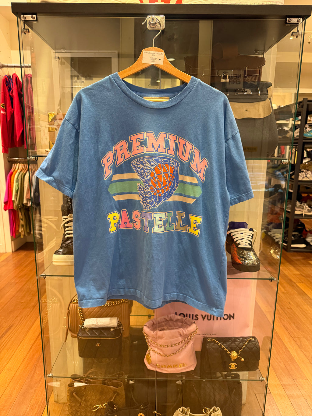 Pastelle Premium Graphic Tee
- Blue