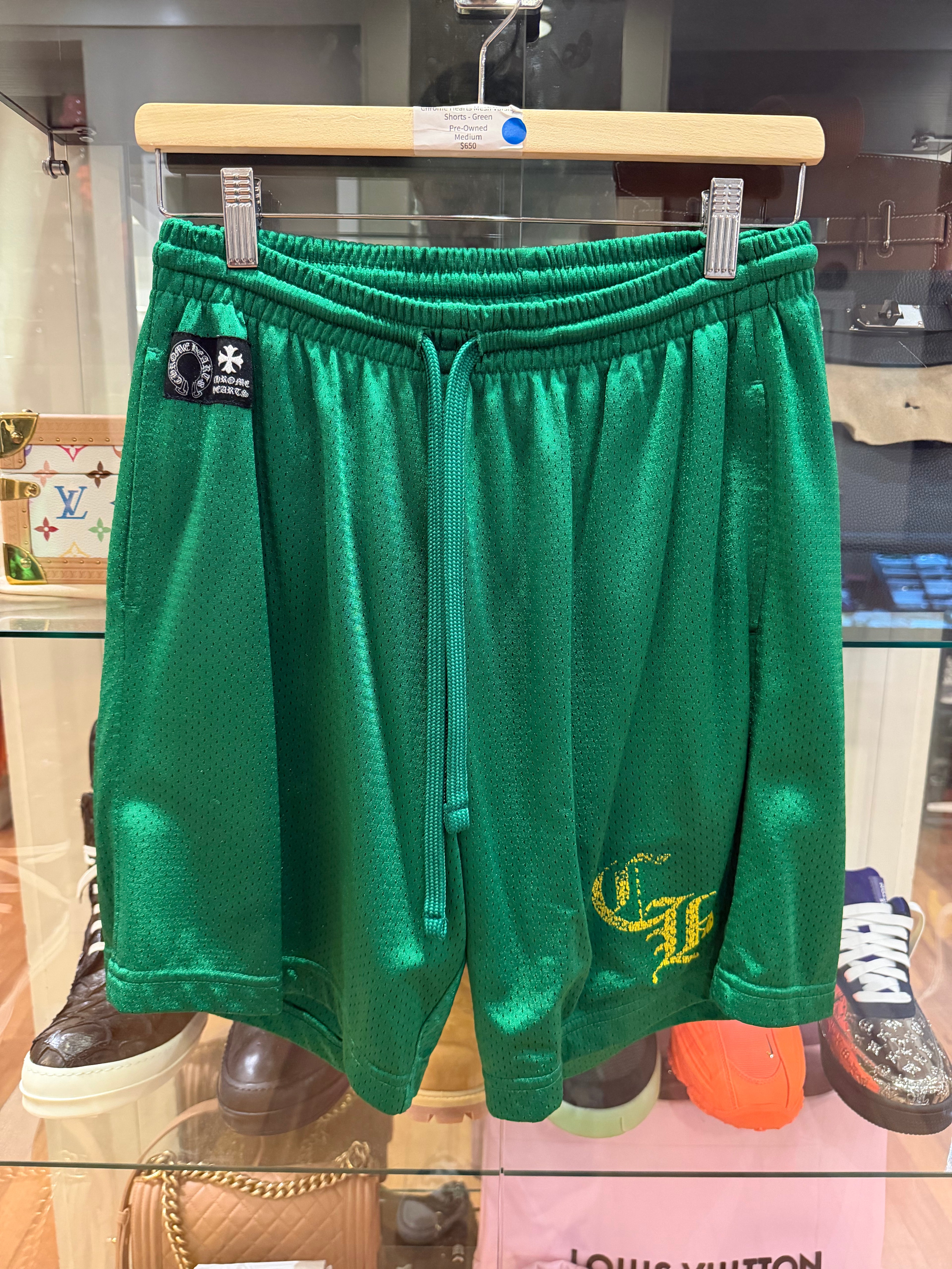 Chrome Hearts Mesh Varsity Shorts