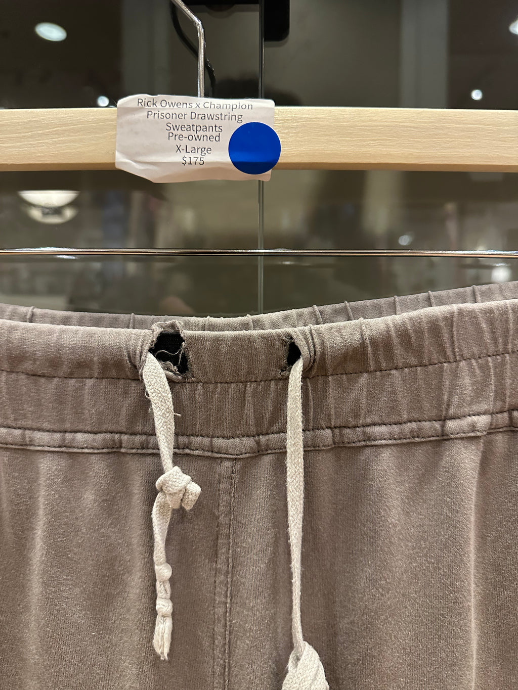 Rick Owen x Champion Prisoner Drawstring Pants