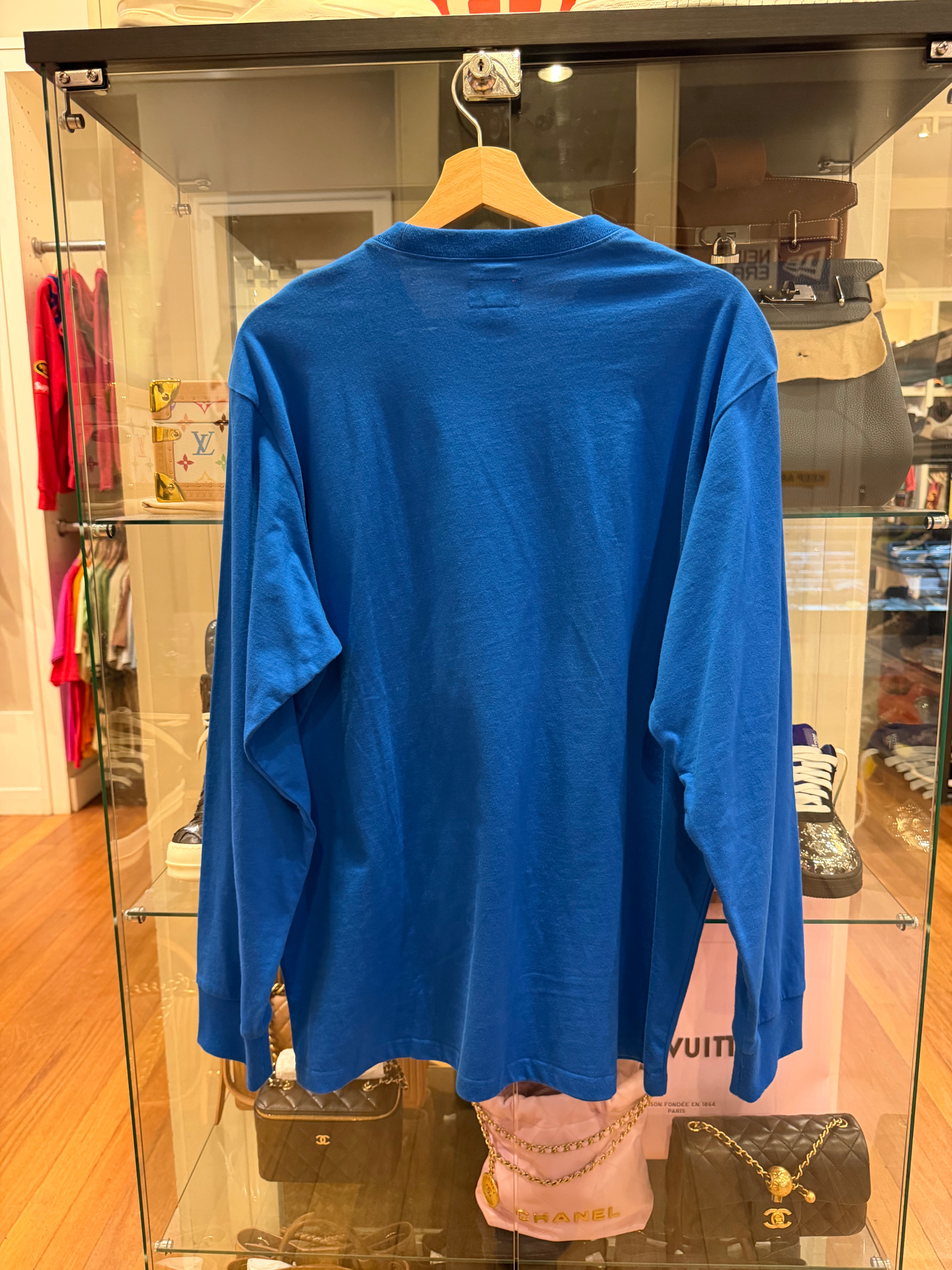 Supreme Vertical Stripe LS
Shirt - Blue
