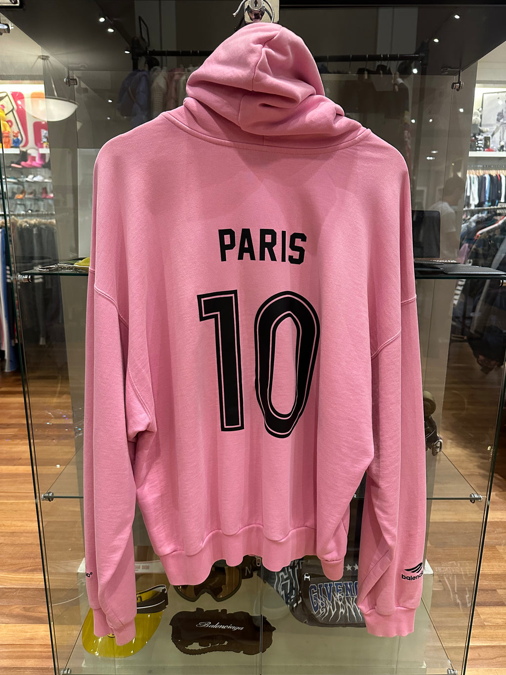 Balenciaga Spring Soccer Zip-Up Hoodie