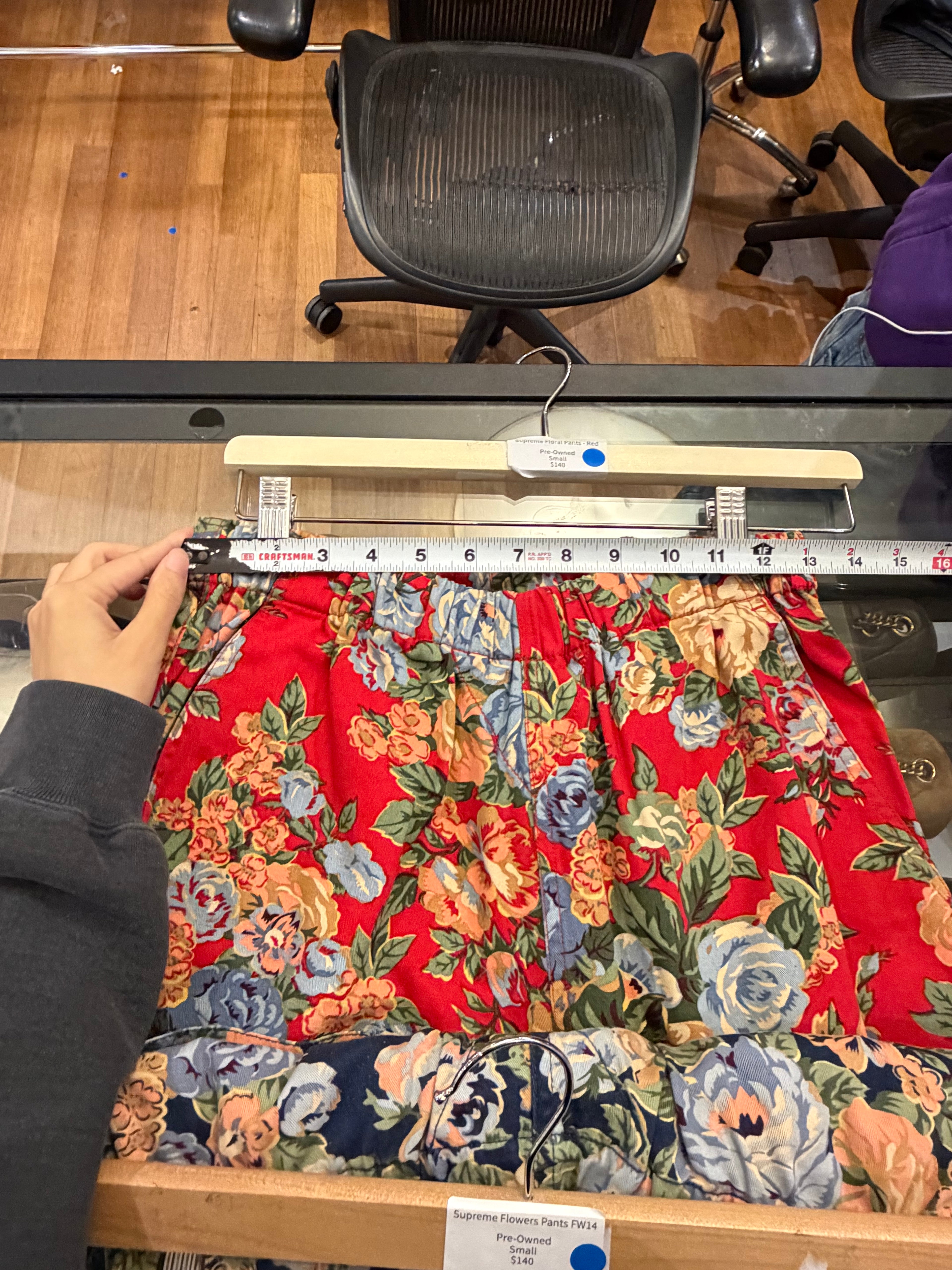 Supreme Floral Pants - Red