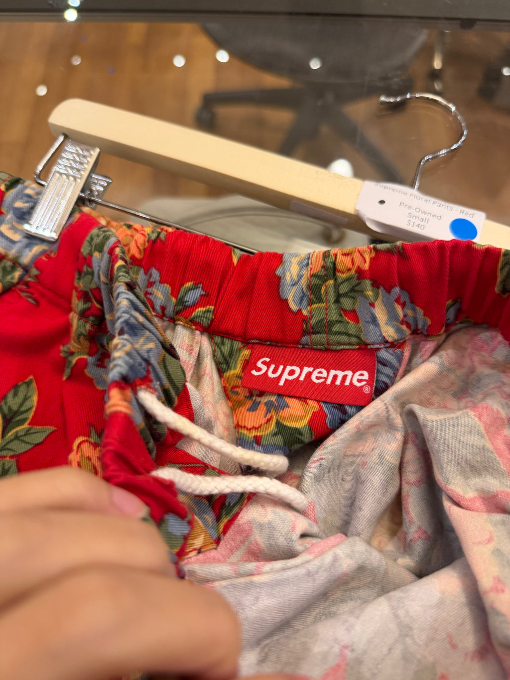 Supreme Floral Pants - Red