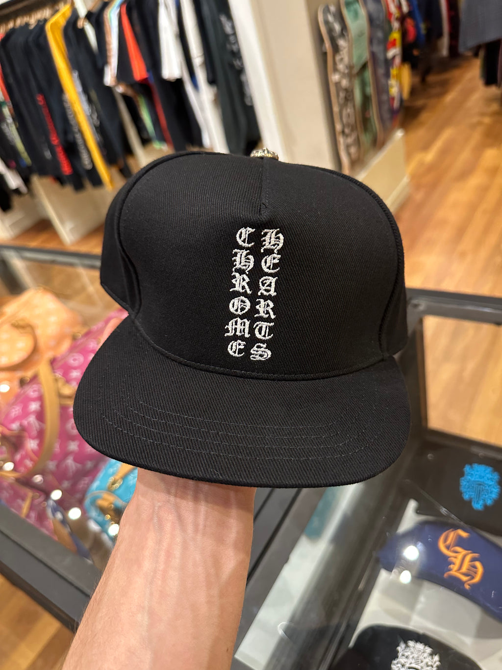 Chrome Hearts Vertical Logo Hat
