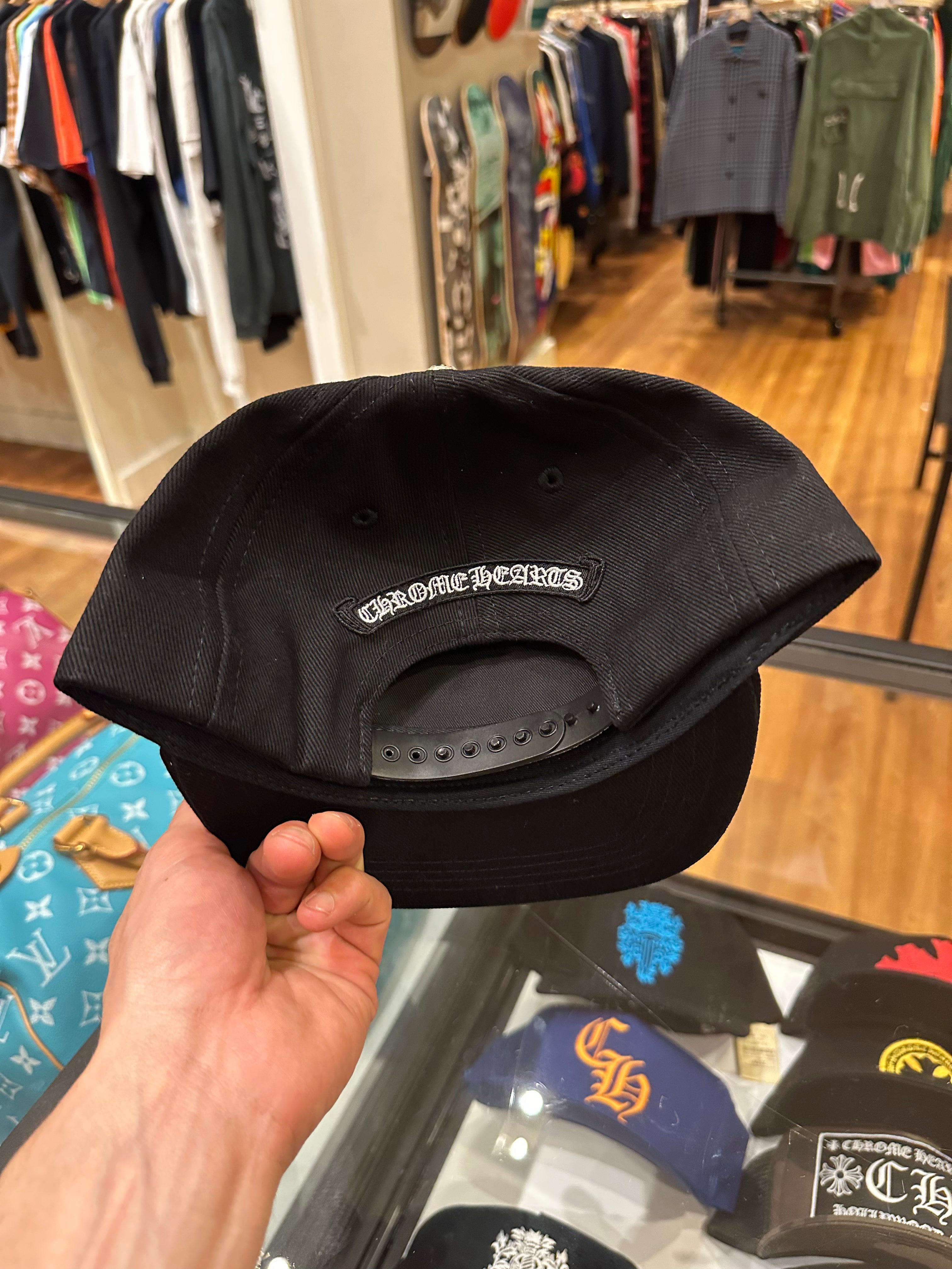 Chrome Hearts Vertical Logo Hat