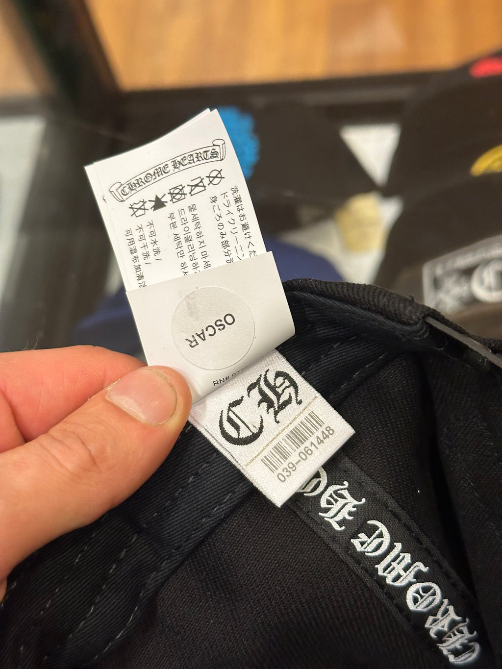 Chrome Hearts Vertical Logo Hat