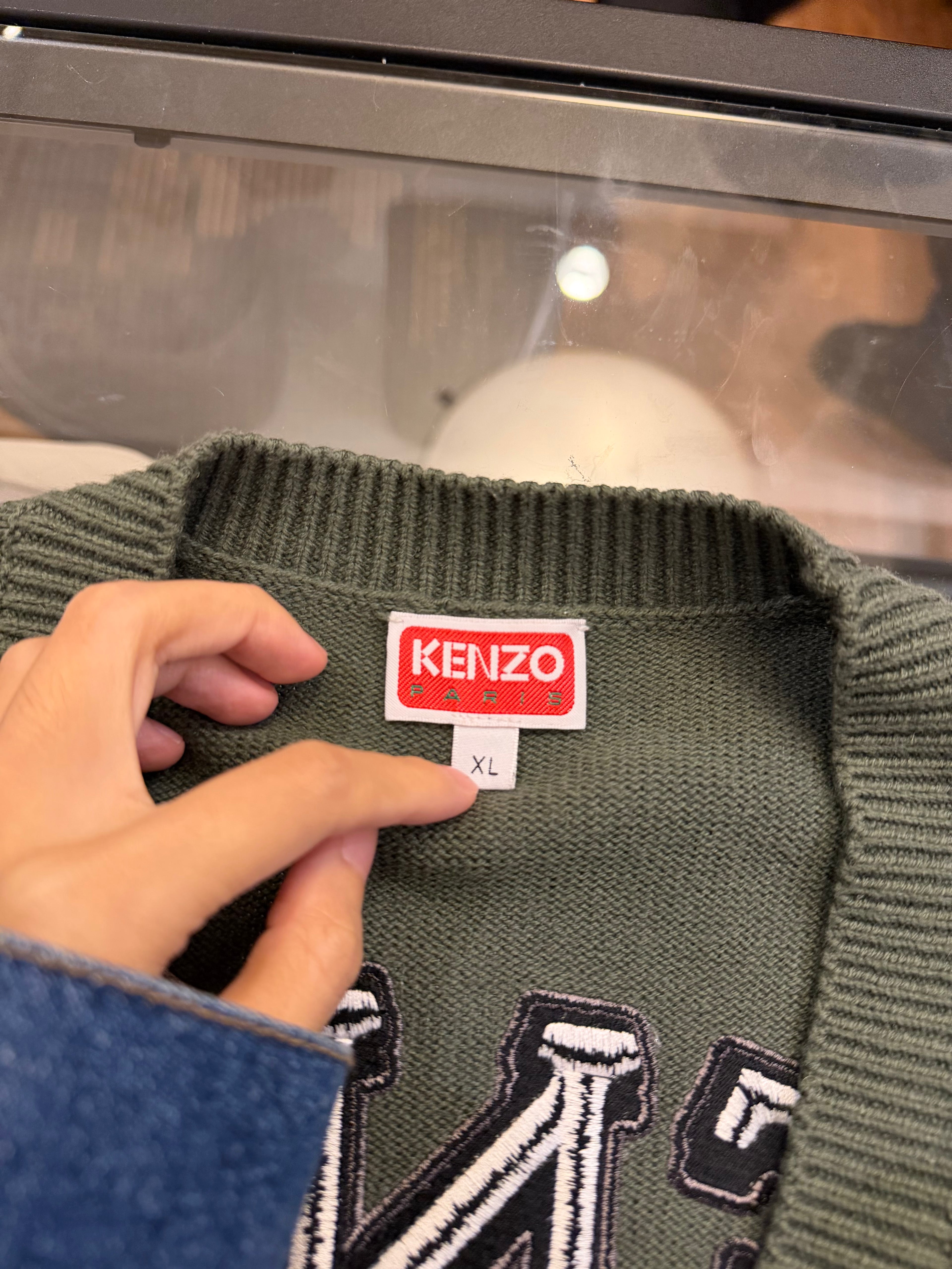 Kenzo Tiger Embroidery Cardigan