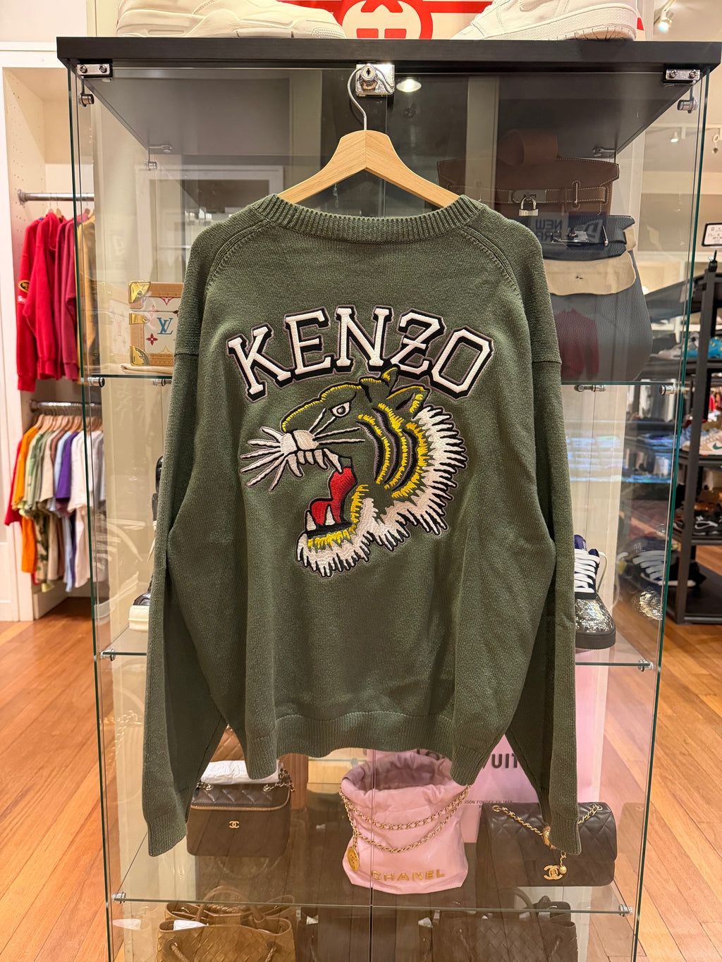 Kenzo Tiger Embroidery Cardigan