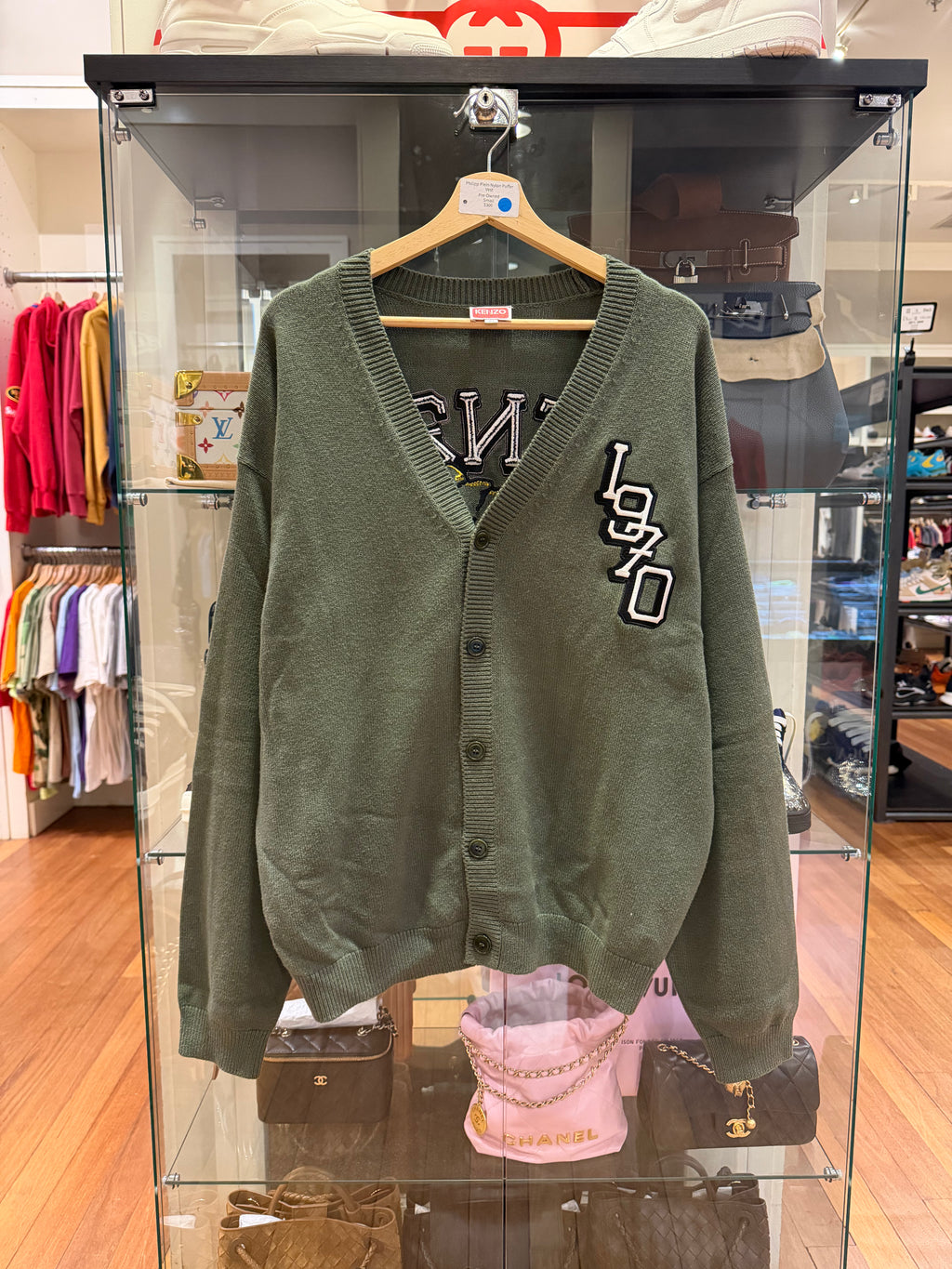 Kenzo Tiger Embroidery Cardigan