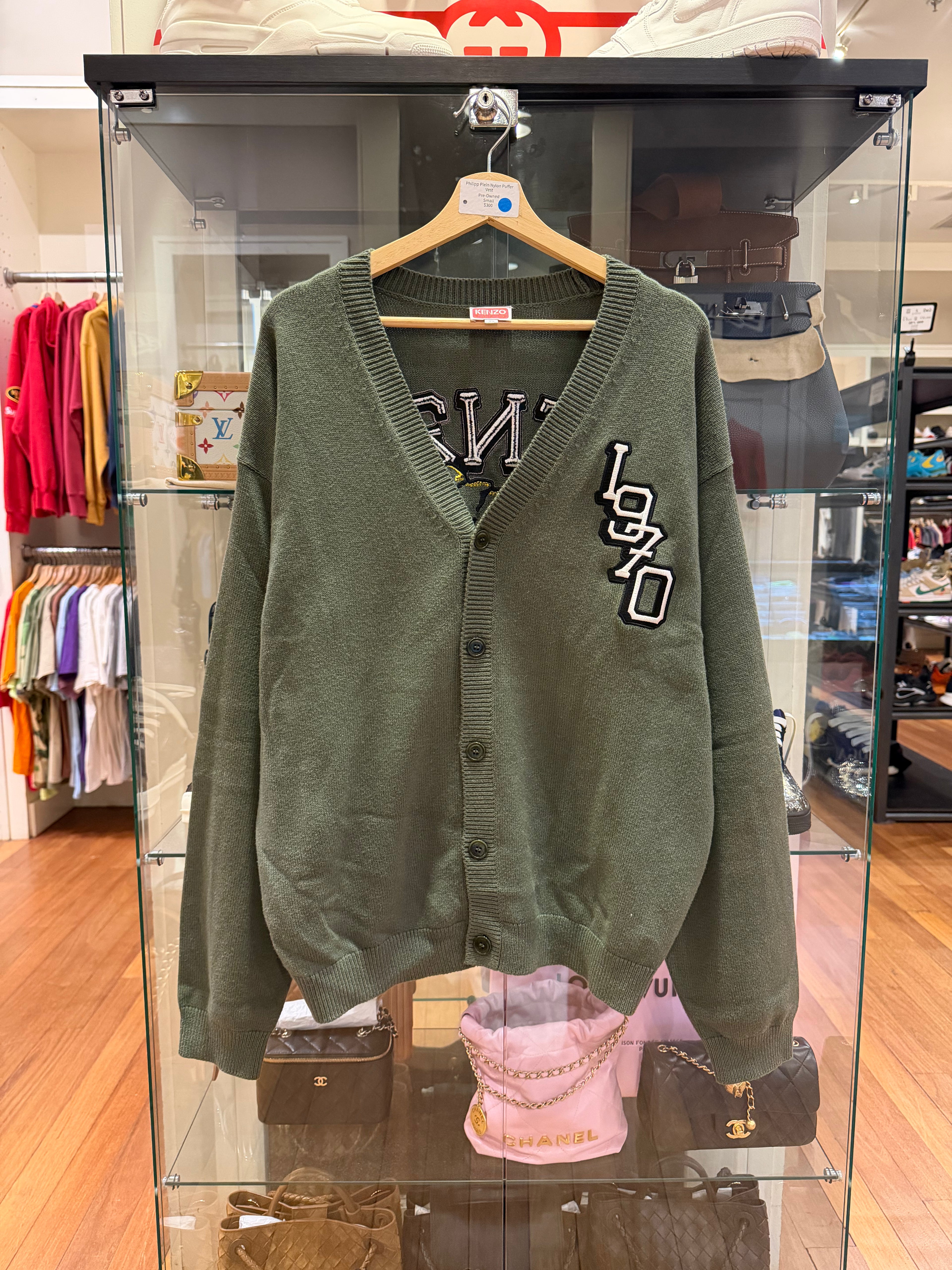 Kenzo Tiger Embroidery Cardigan