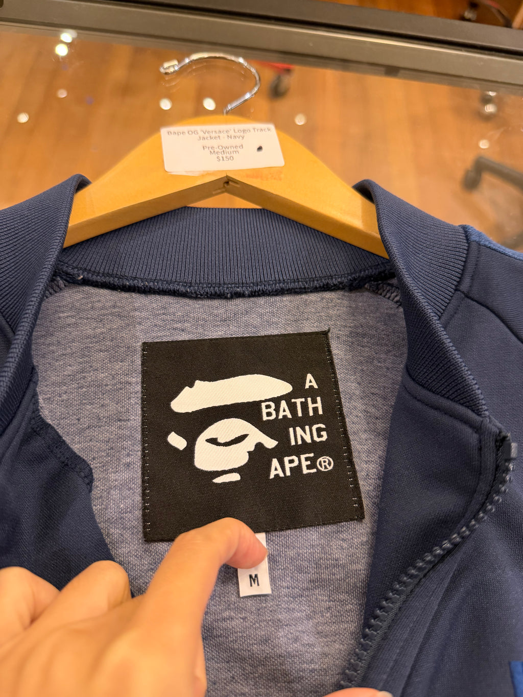 Bape OG 'Versace' Logo Track
Jacket - Navy