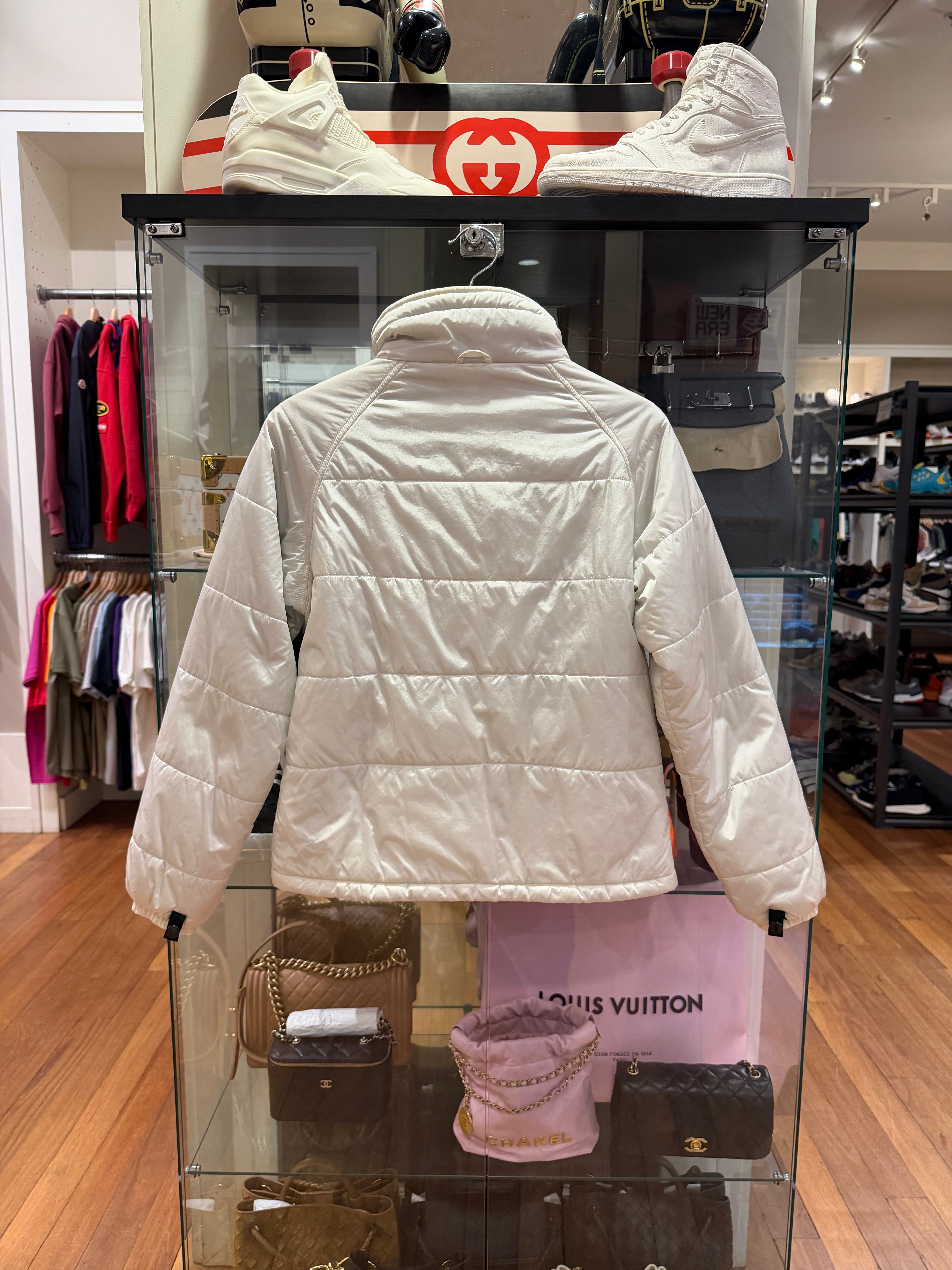 Burberry Puffer Jacket - White
